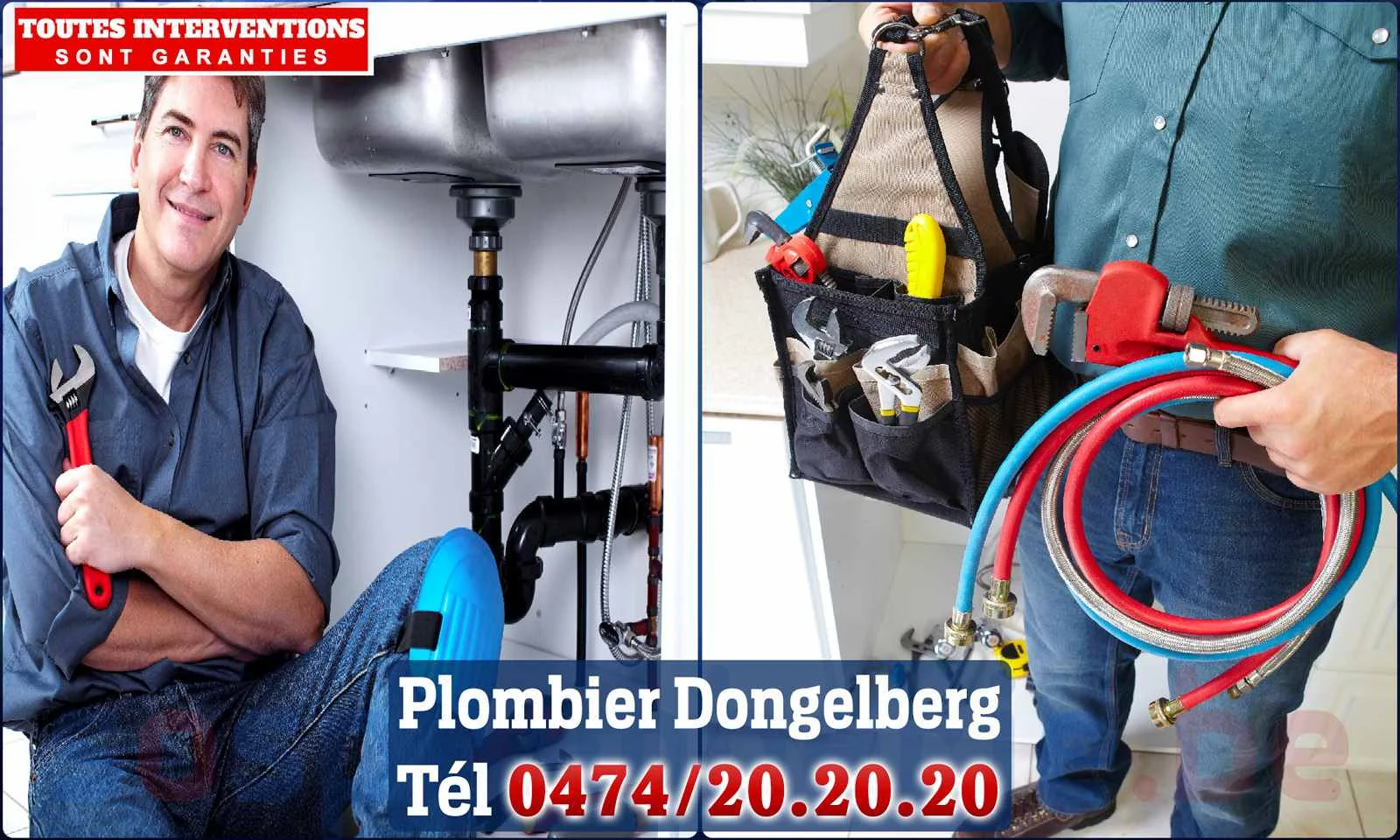 SOS Plomberie - Plombier Dongelberg pour installation et
                    réparation