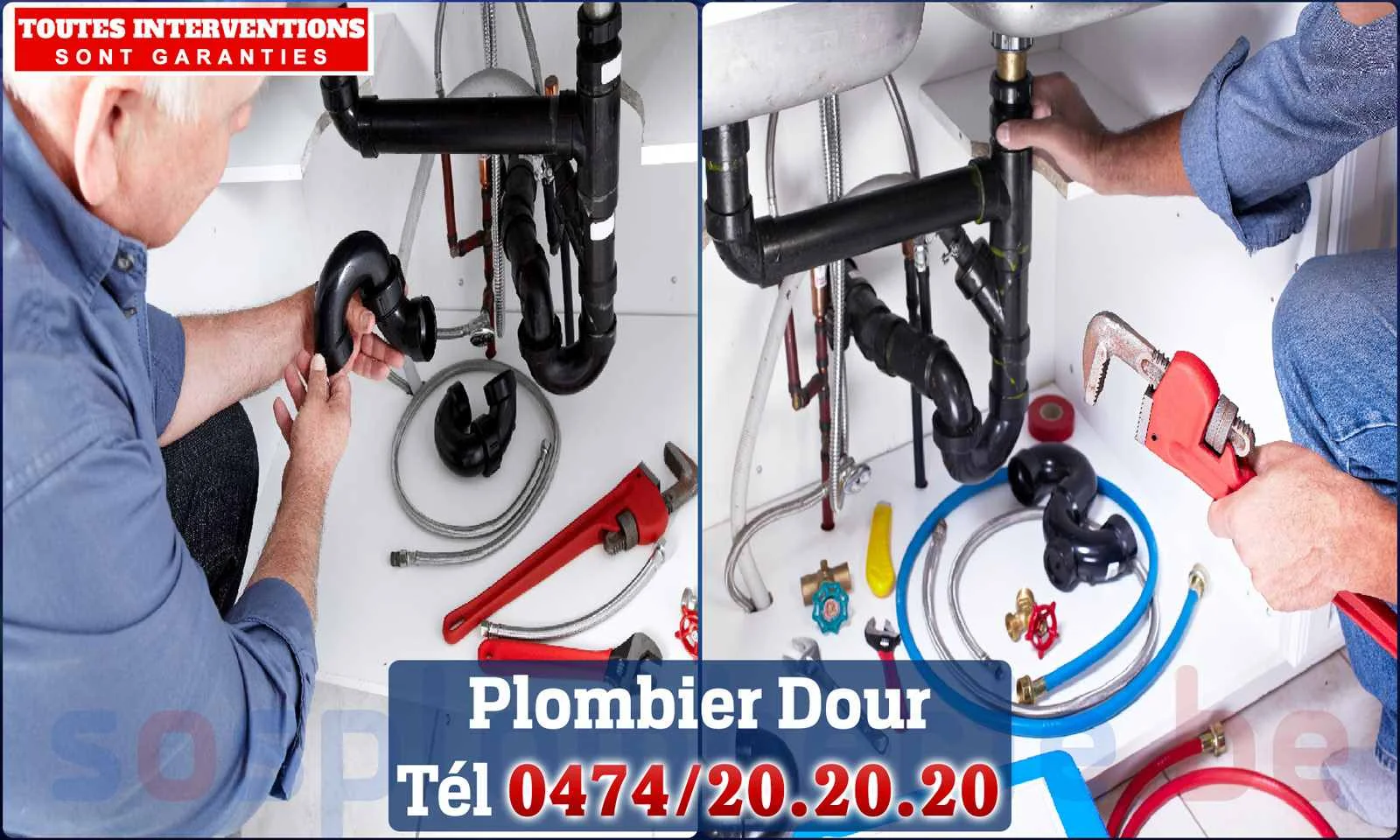 SOS Plomberie - Plombier Dour pour installation et réparation