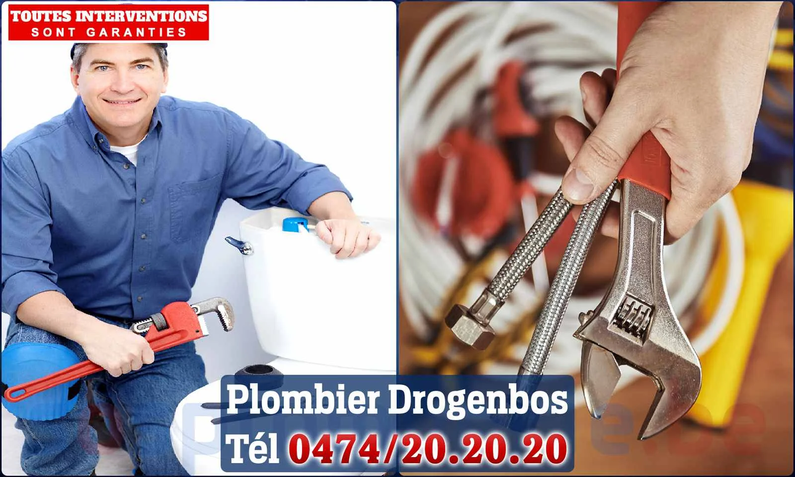 SOS Plomberie - Plombier Drogenbos pour installation et réparation