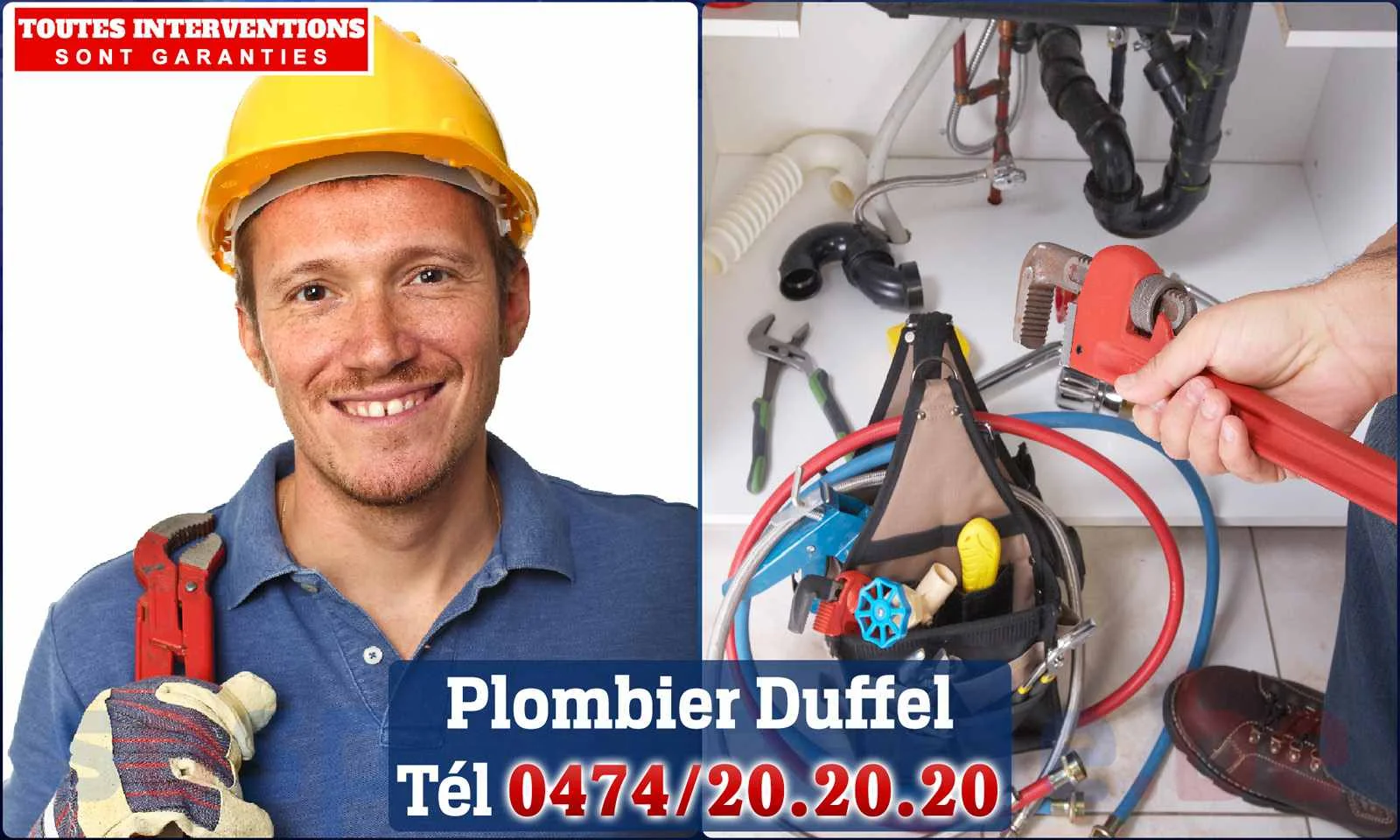SOS Plomberie - Plombier Duffel pour installation et réparation