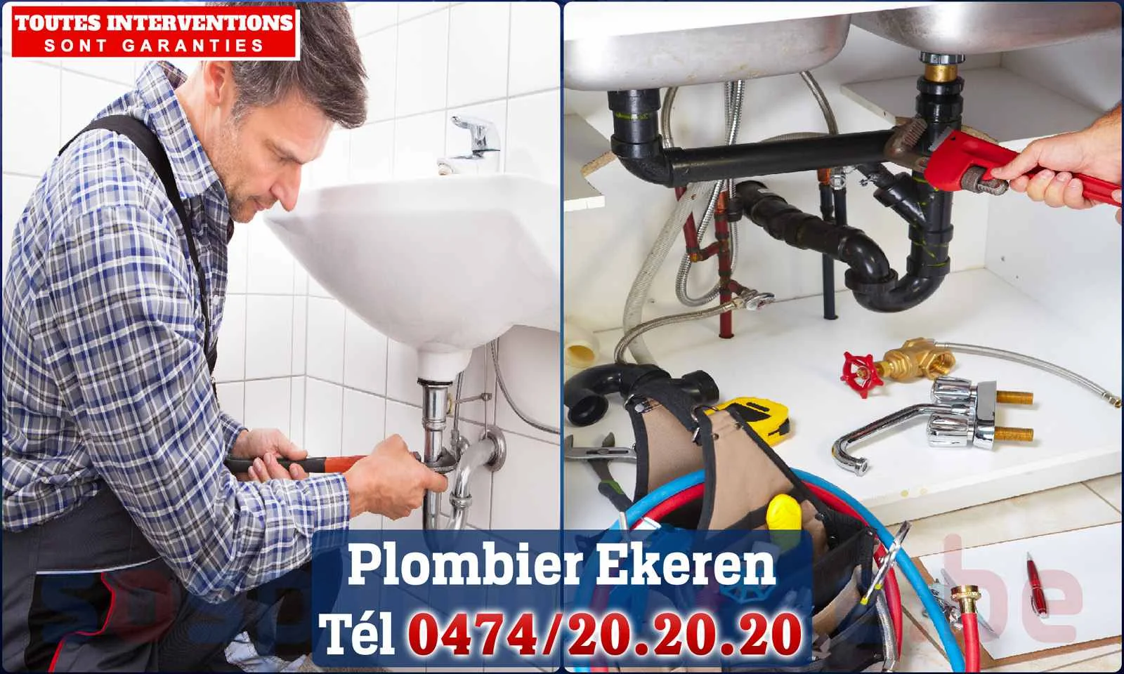 SOS Plomberie - Plombier Ekeren pour installation et
                    réparation