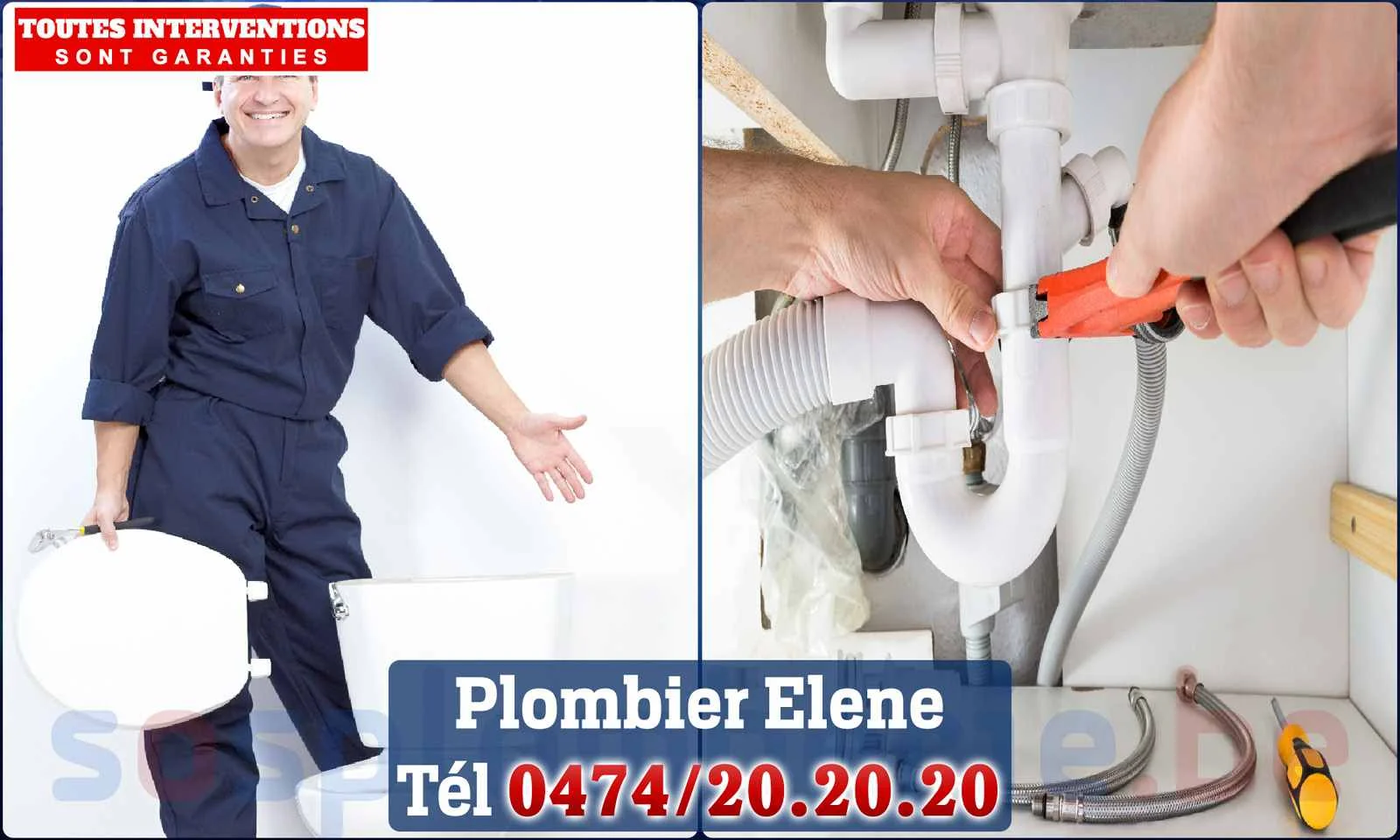 SOS Plomberie - Plombier Elene pour installation et
                    réparation