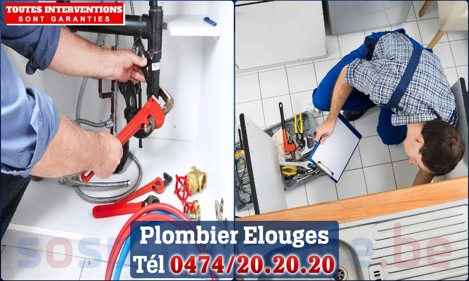 SOS Plomberie - Plombier Élouges pour installation et
                    réparation