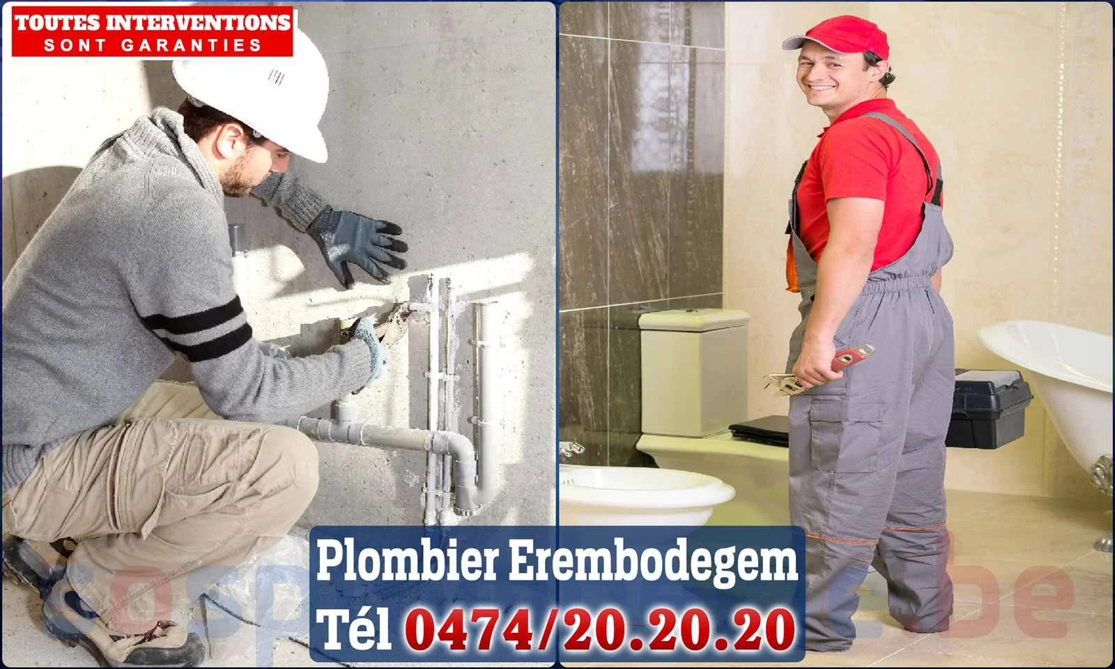 SOS Plomberie - Plombier Erembodegem pour installation et
                    réparation