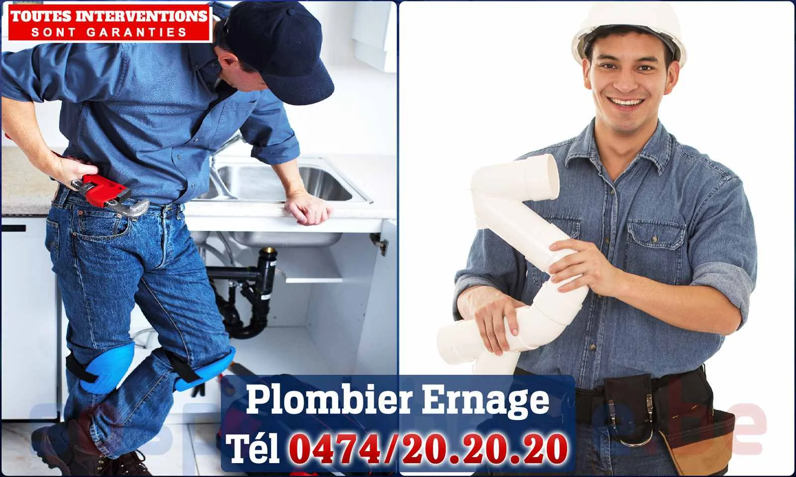 SOS Plomberie - Plombier Ernage pour installation et
                    réparation