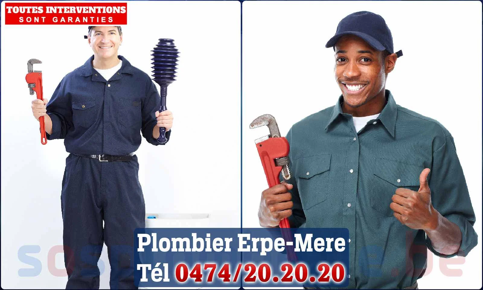 SOS Plomberie - Plombier Erpe-Mere pour installation et réparation