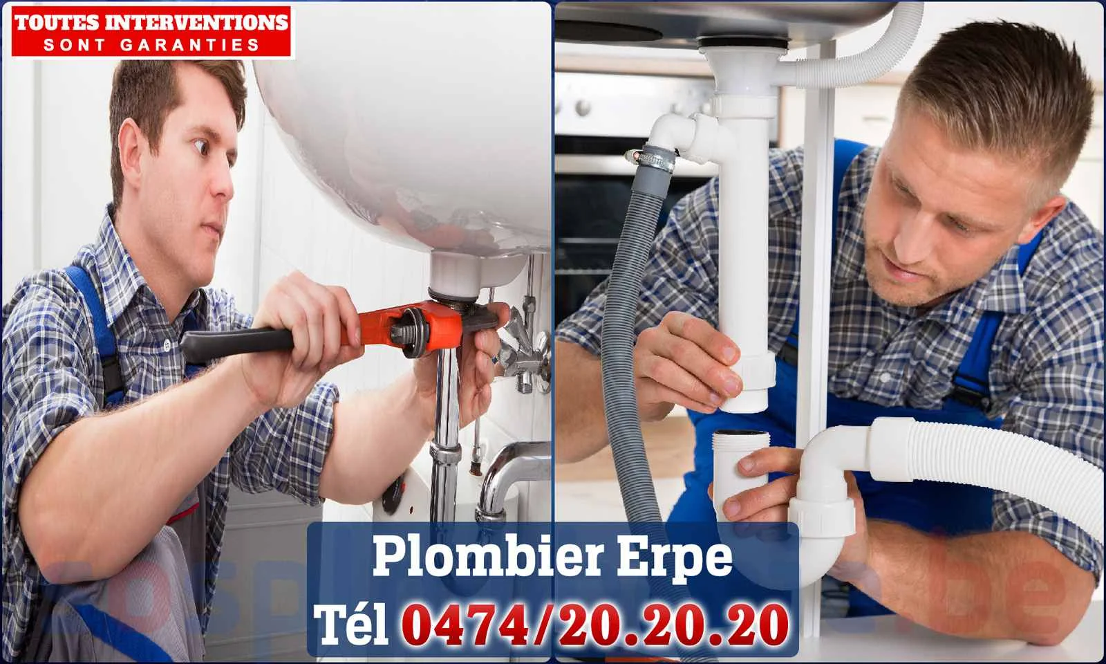 SOS Plomberie - Plombier Erpe pour installation et
                    réparation