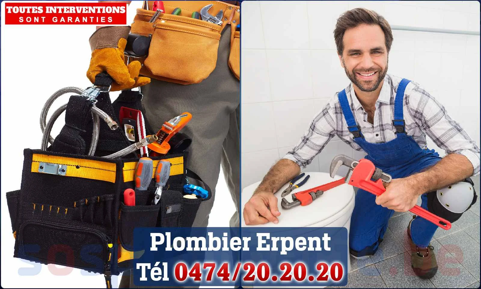 SOS Plomberie - Plombier Erpent pour installation et
                    réparation