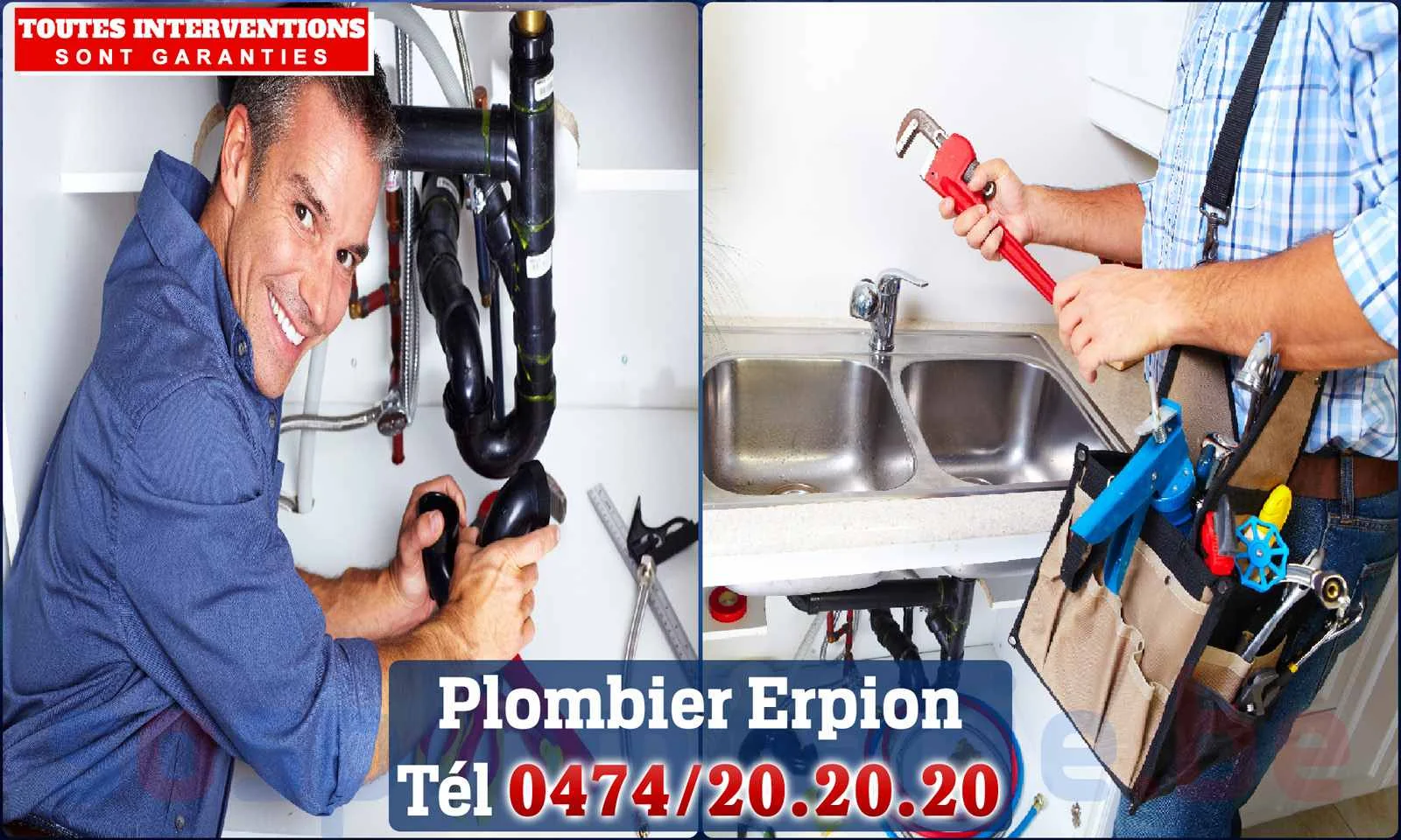 SOS Plomberie - Plombier Erpion pour installation et
                    réparation