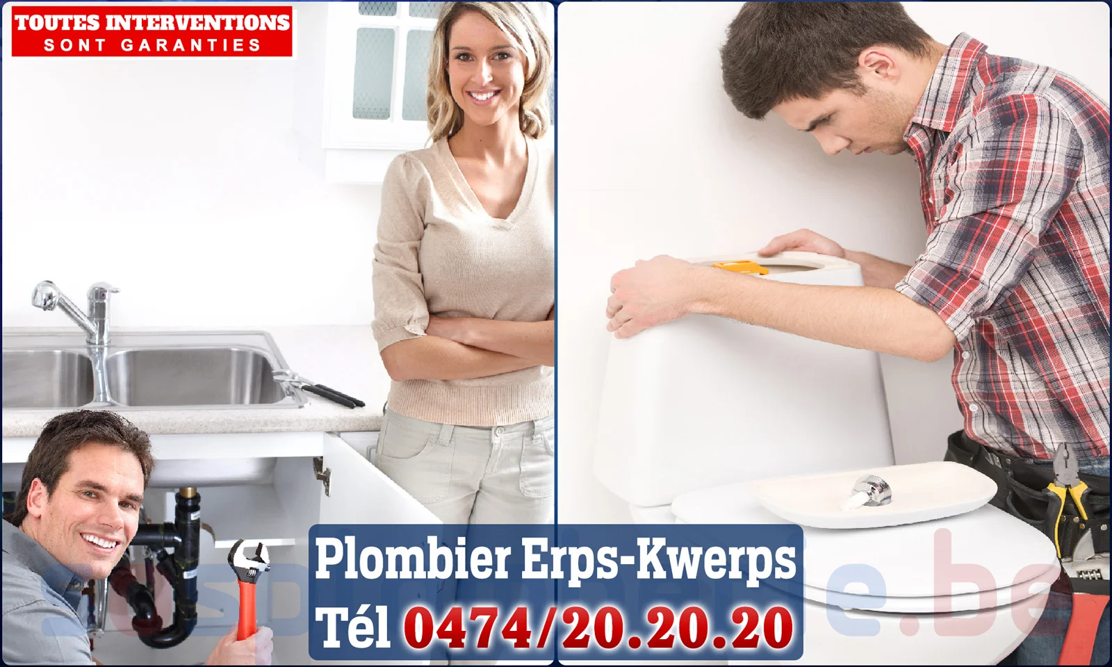 SOS Plomberie - Plombier Erps-Kwerps pour installation et
                    réparation