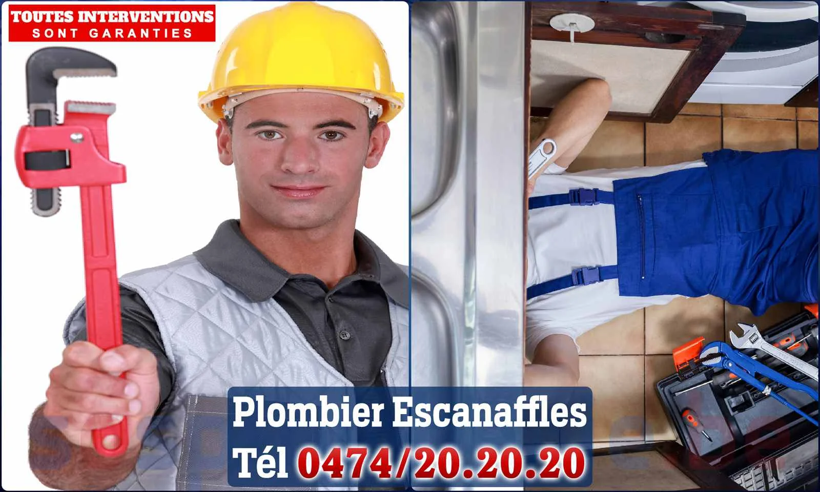 SOS Plomberie - Plombier Escanaffles pour installation et
                    réparation