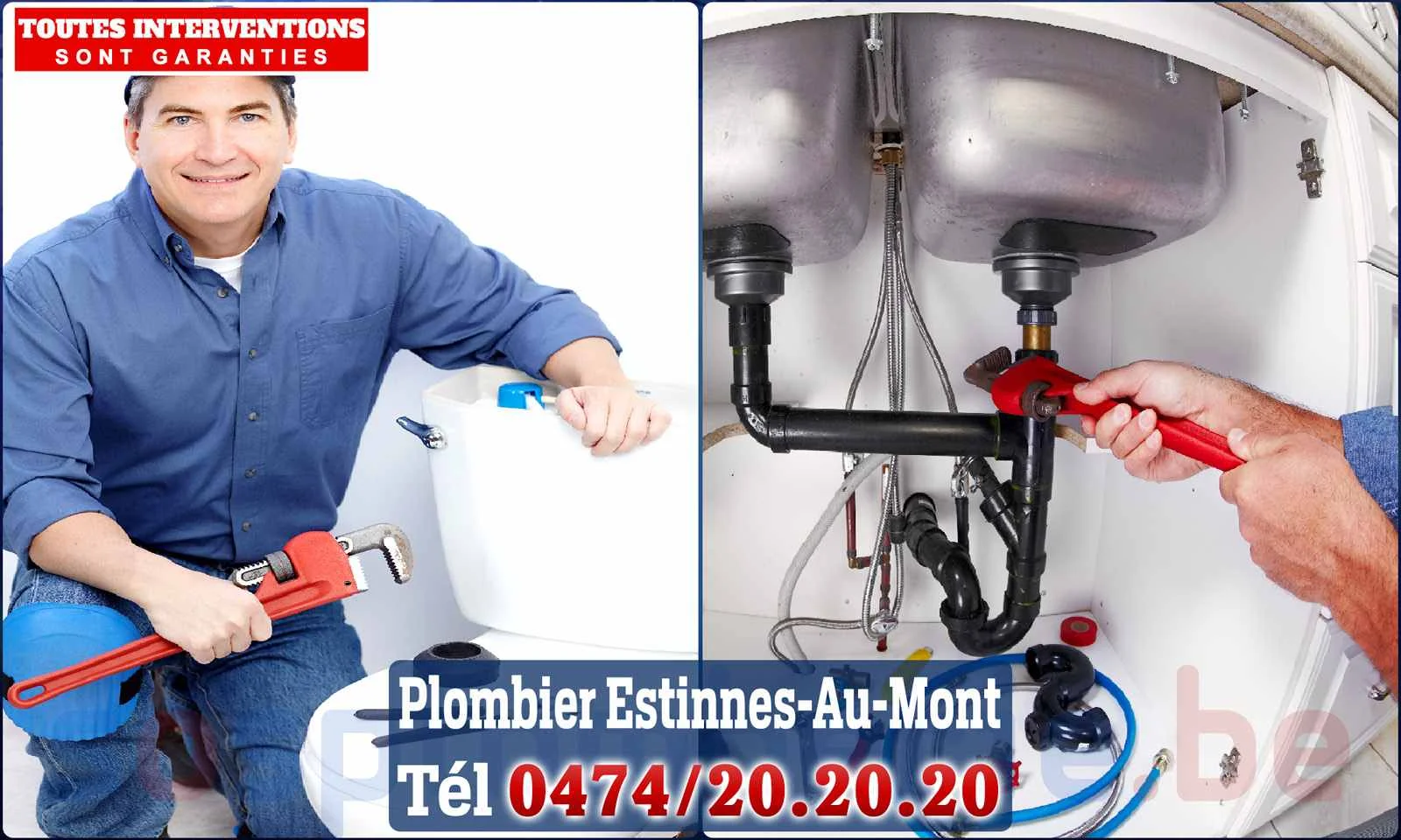 SOS Plomberie - Plombier Estinnes-au-Mont pour installation et
                    réparation
