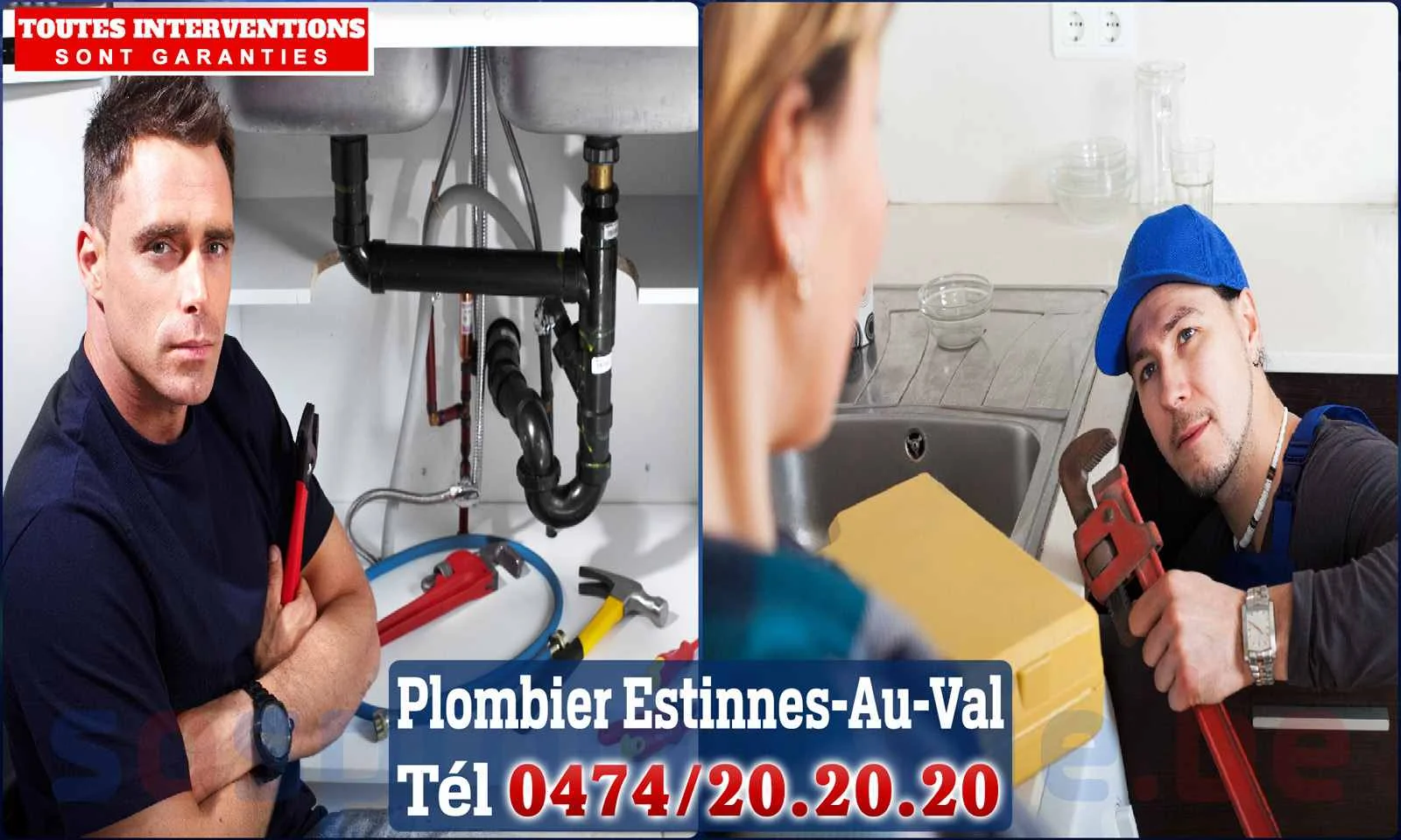 SOS Plomberie - Plombier Estinnes-au-Val pour installation et
                    réparation