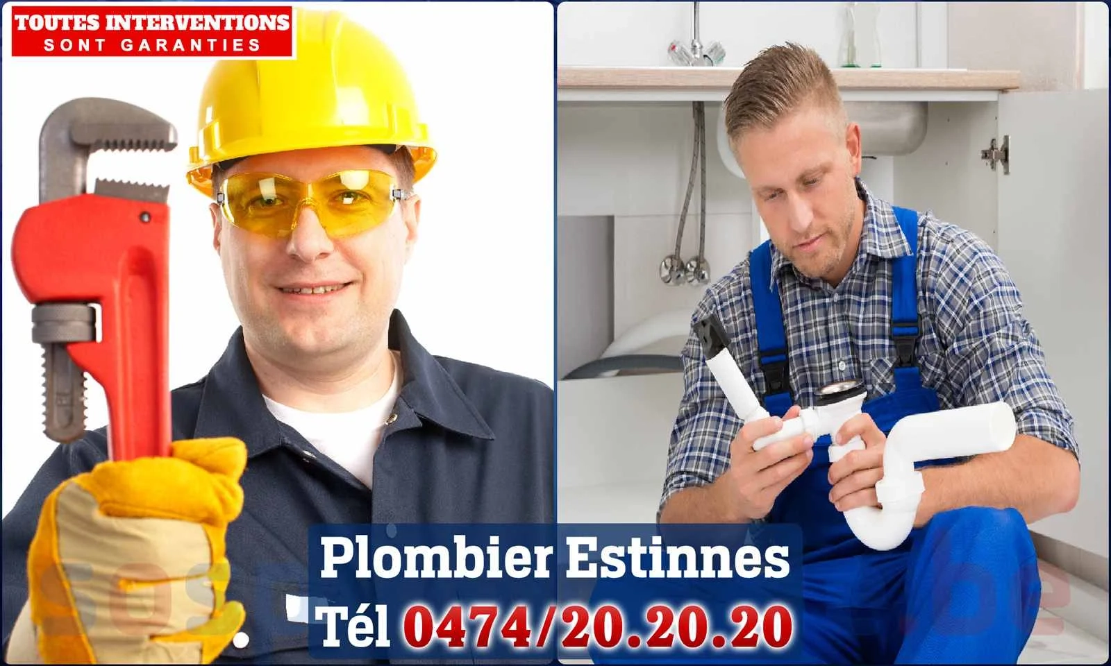 SOS Plomberie - Plombier Estinnes pour installation et réparation