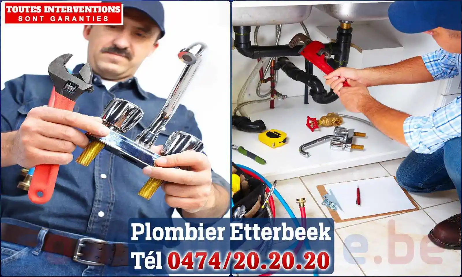 SOS Plomberie - Plombier Etterbeek pour installation et réparation