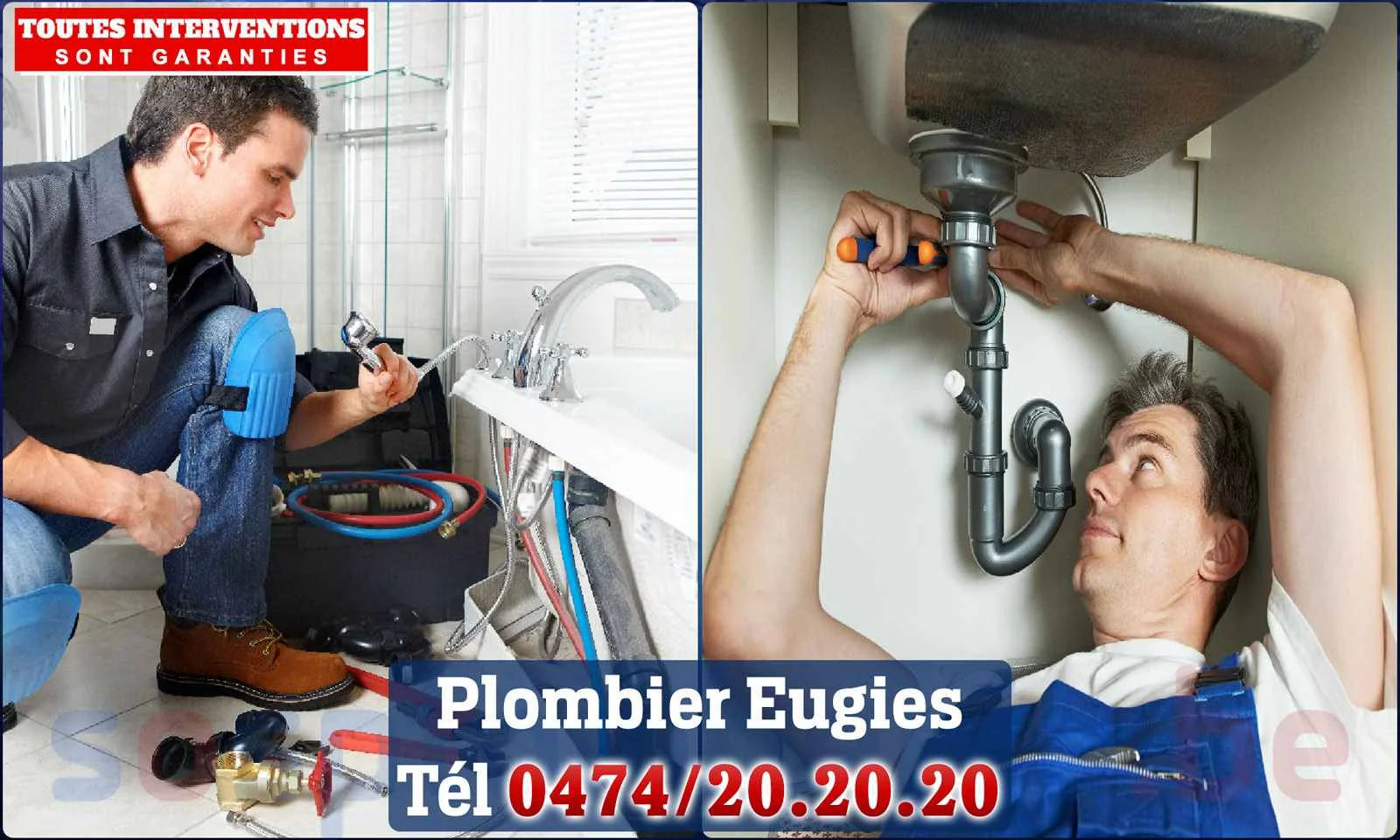 SOS Plomberie - Plombier Eugies pour installation et
                    réparation