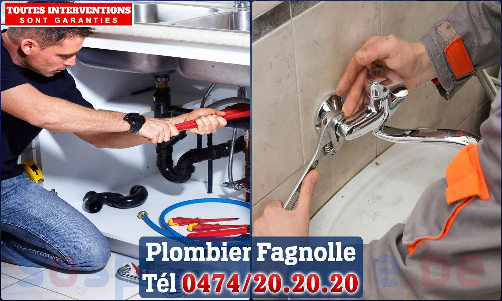SOS Plomberie - Plombier Fagnolle pour installation et
                    réparation