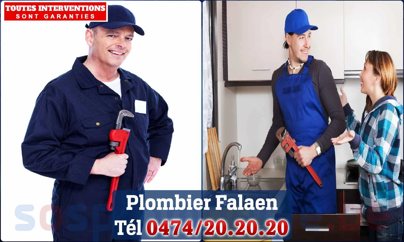 SOS Plomberie - Plombier Falaën pour installation et
                    réparation