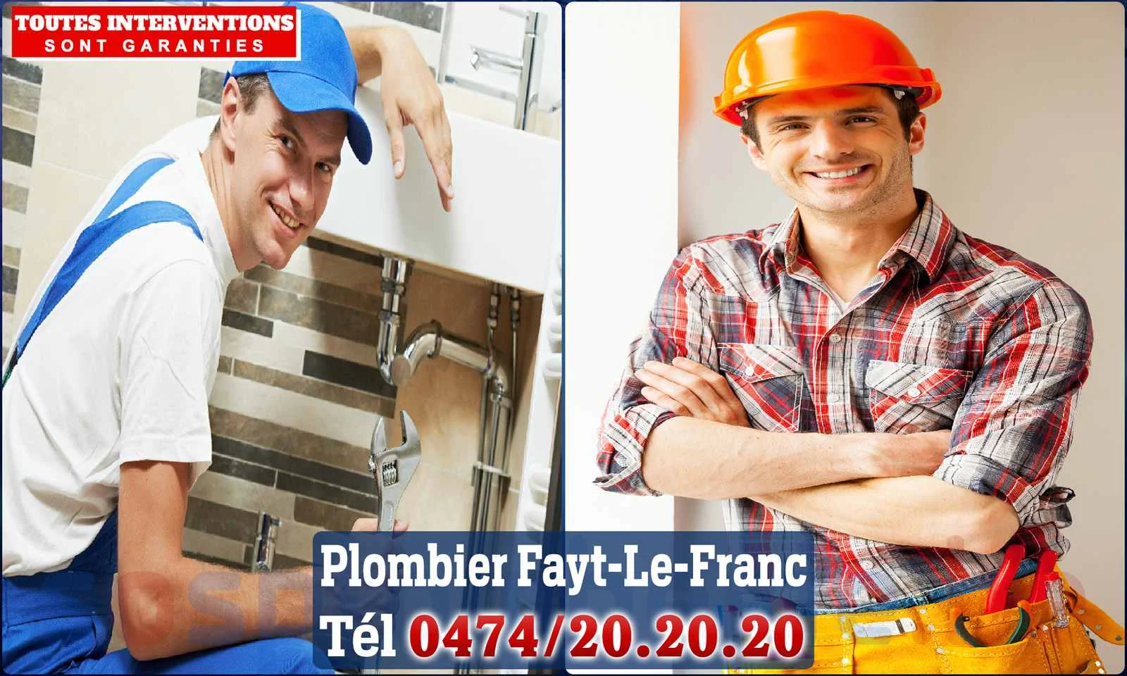 SOS Plomberie - Plombier Fayt-le-Franc pour installation et
                    réparation