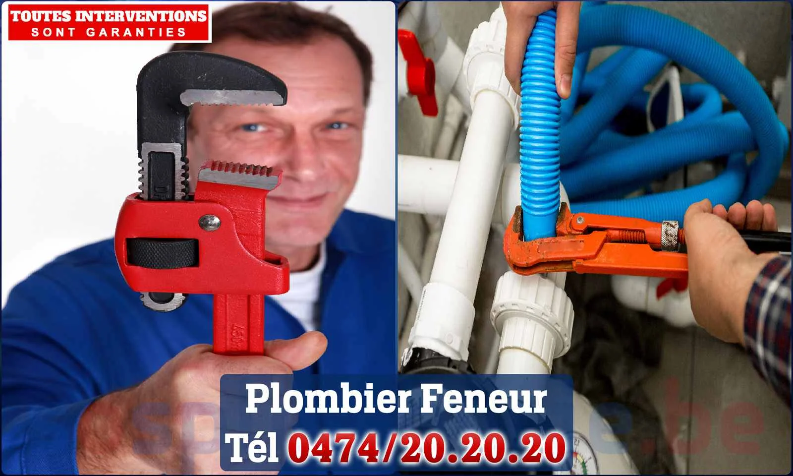 SOS Plomberie - Plombier Feneur pour installation et
                    réparation