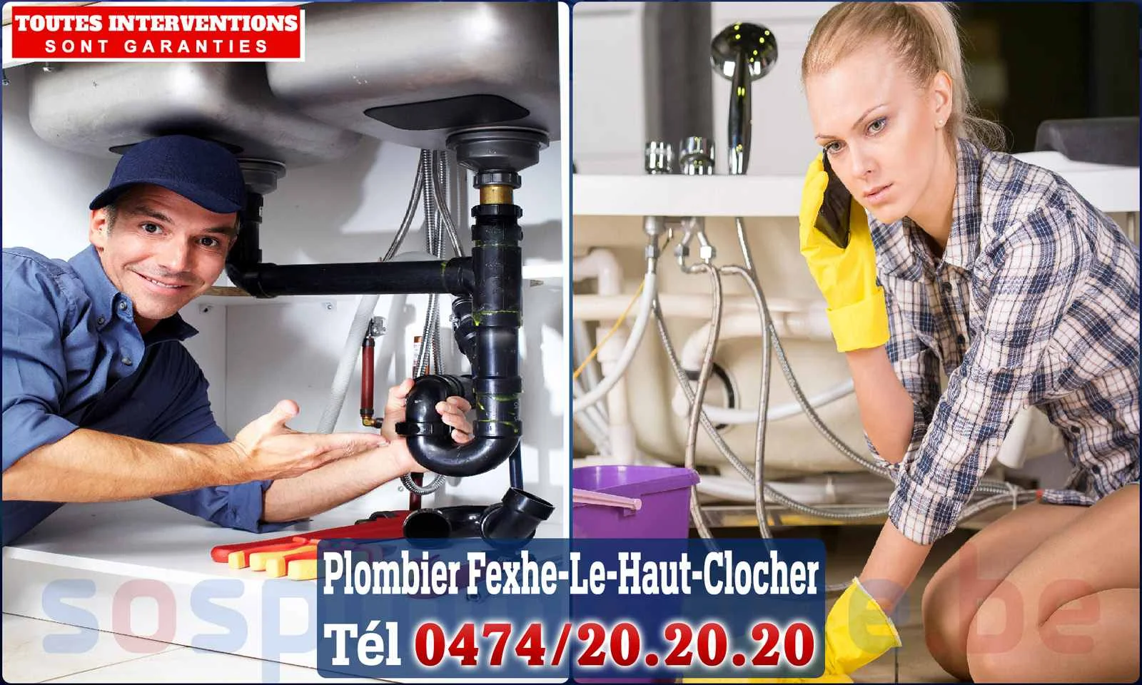 SOS Plomberie - Plombier Fexhe-le-Haut-Clocher pour installation et réparation