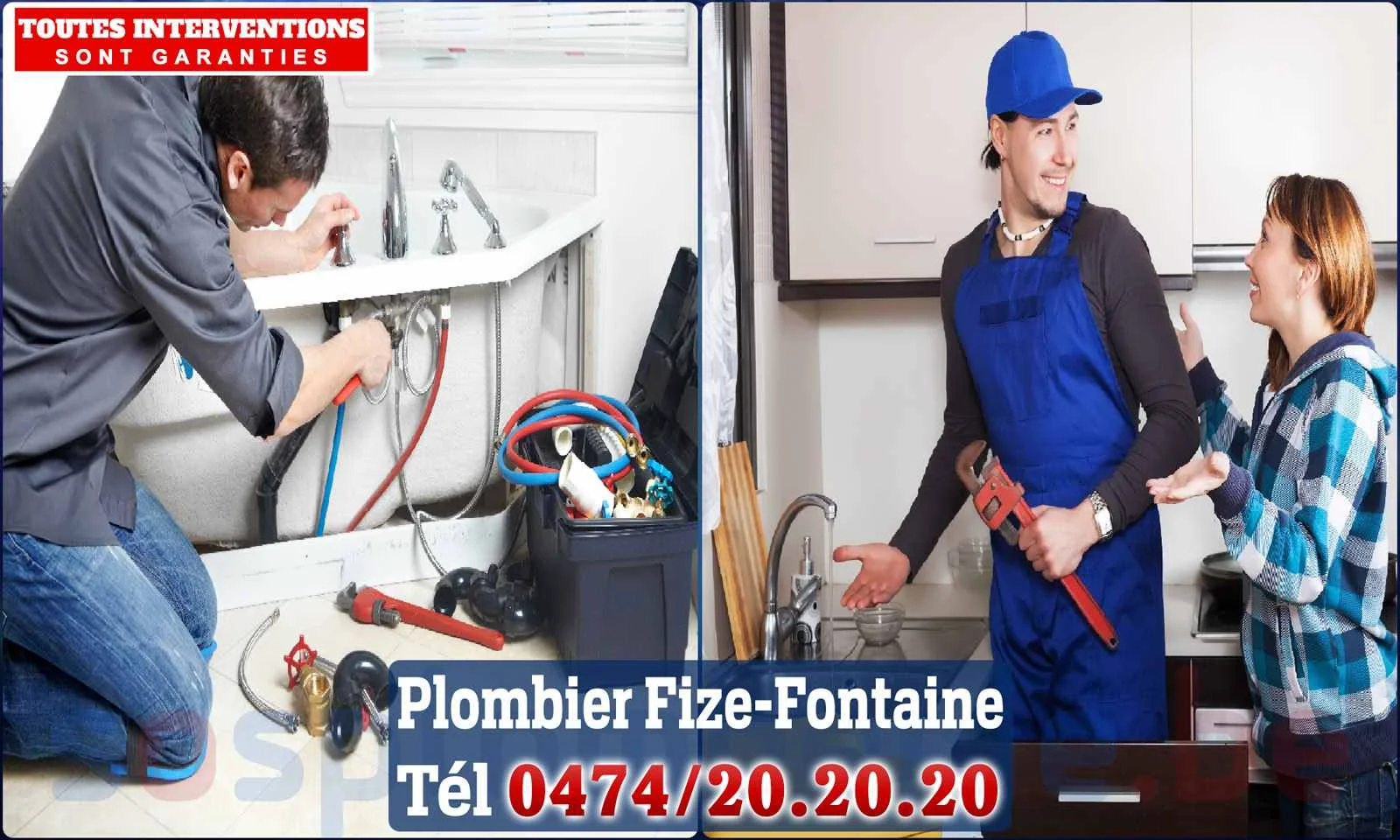 SOS Plomberie - Plombier Fize-Fontaine pour installation et
                    réparation