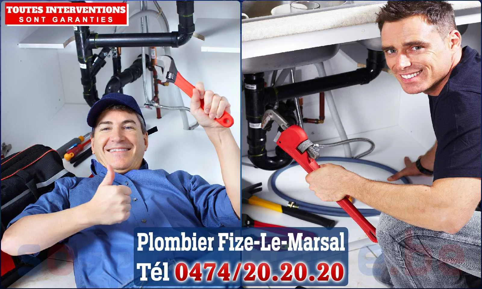 SOS Plomberie - Plombier Fize-le-Marsal pour installation et
                    réparation