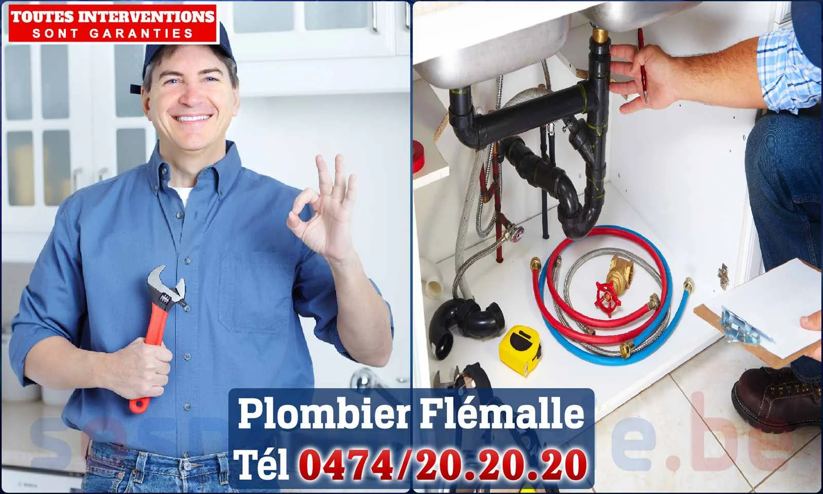 SOS Plomberie - Plombier Flémalle pour installation et réparation