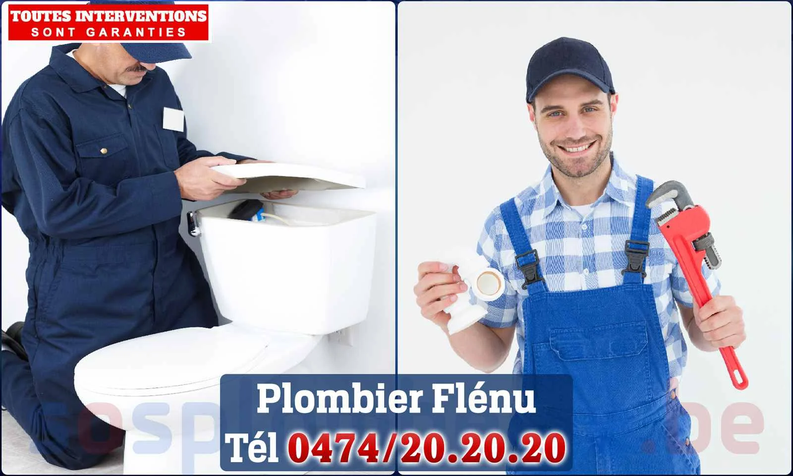 SOS Plomberie - Plombier Flénu pour installation et
                    réparation