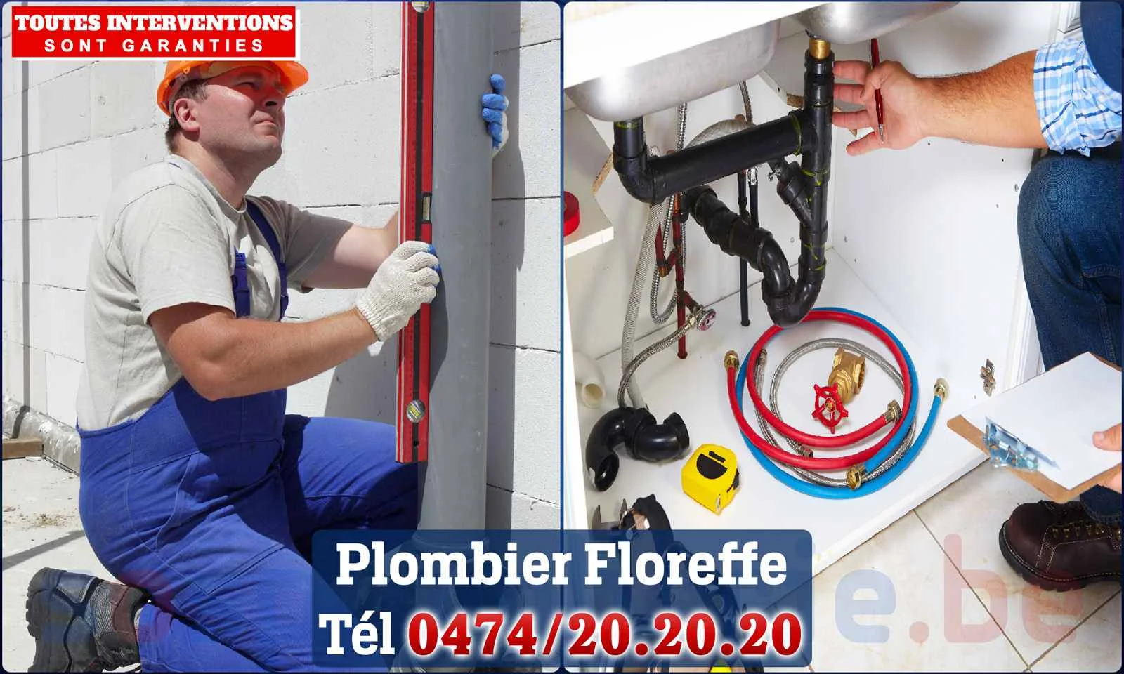 SOS Plomberie - Plombier Floreffe pour installation et réparation