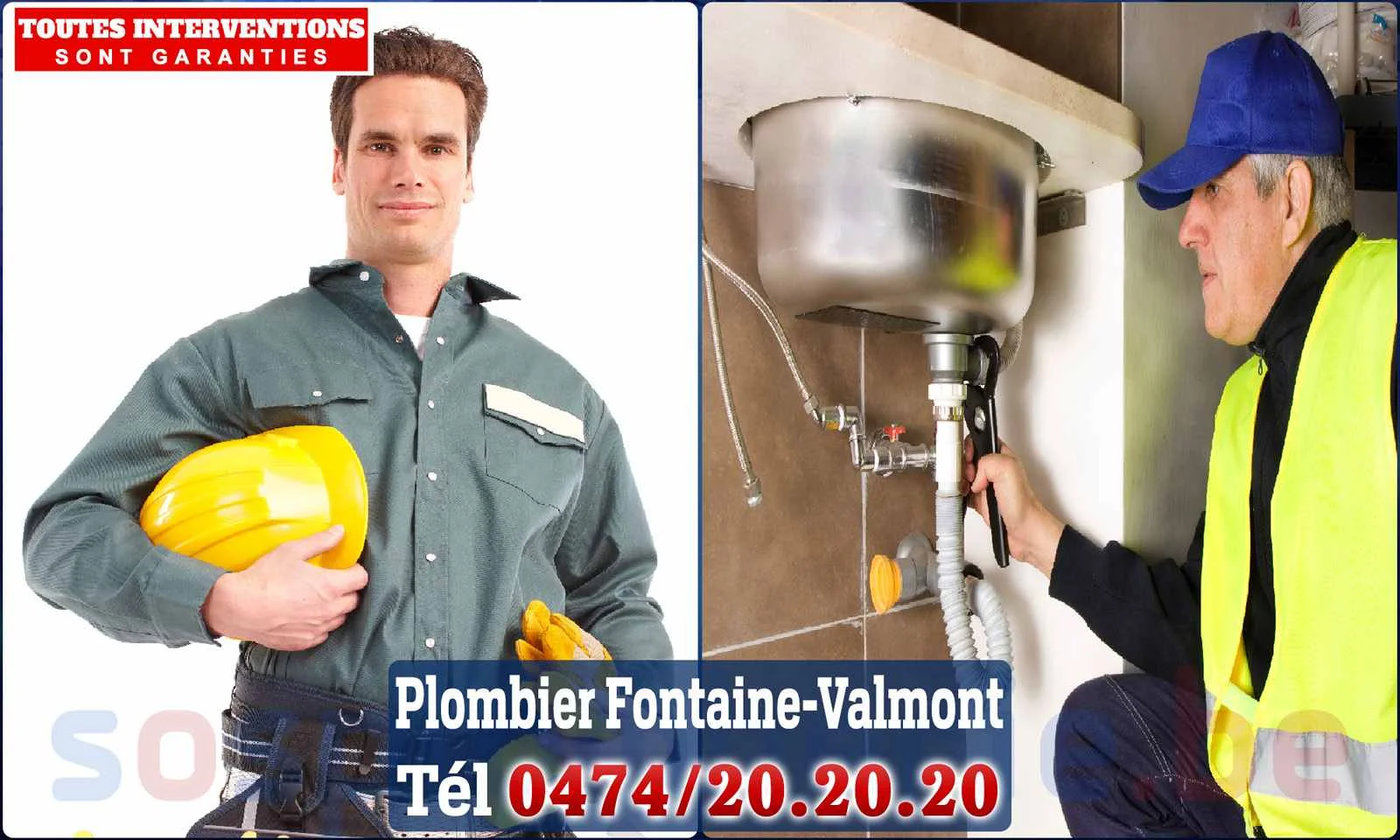 SOS Plomberie - Plombier Fontaine-Valmont pour installation et
                    réparation