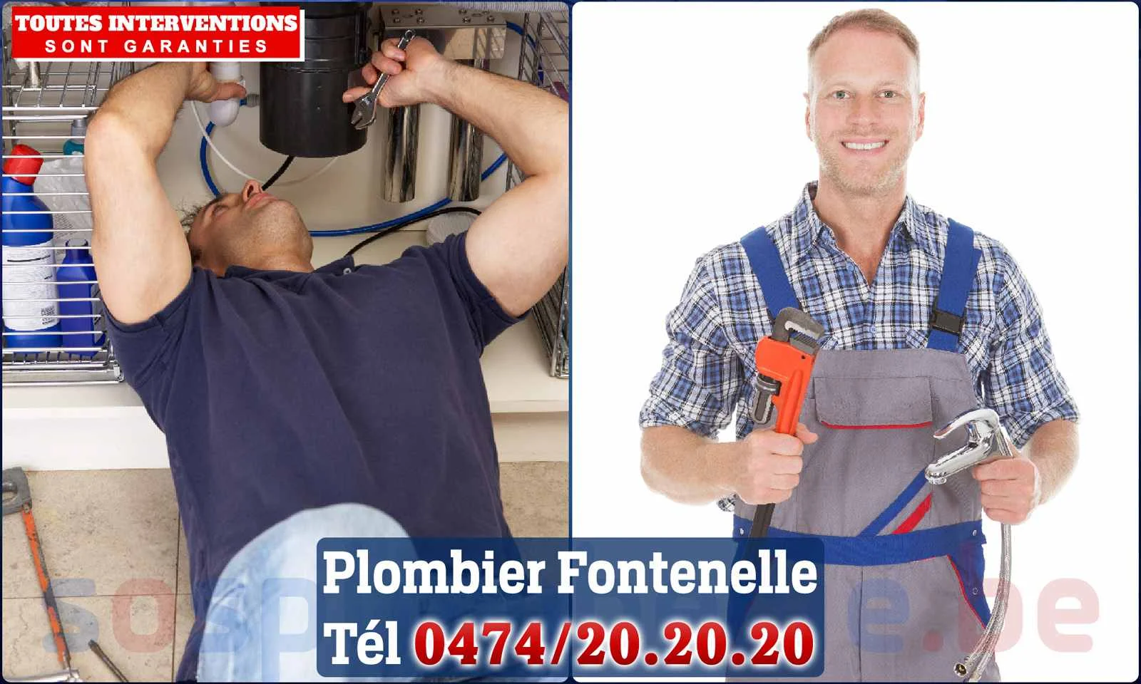 SOS Plomberie - Plombier Fontenelle pour installation et
                    réparation