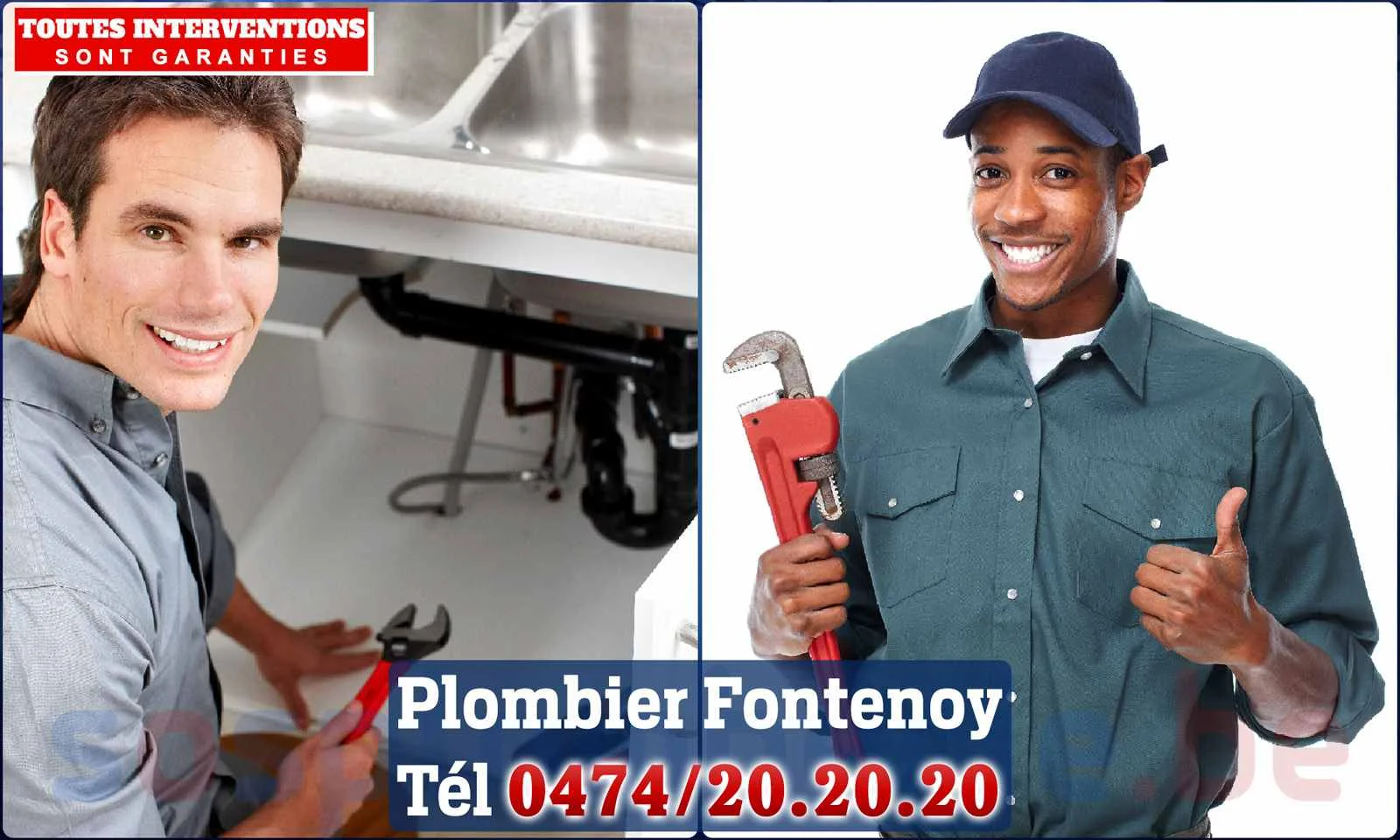 SOS Plomberie - Plombier Fontenoy pour installation et
                    réparation