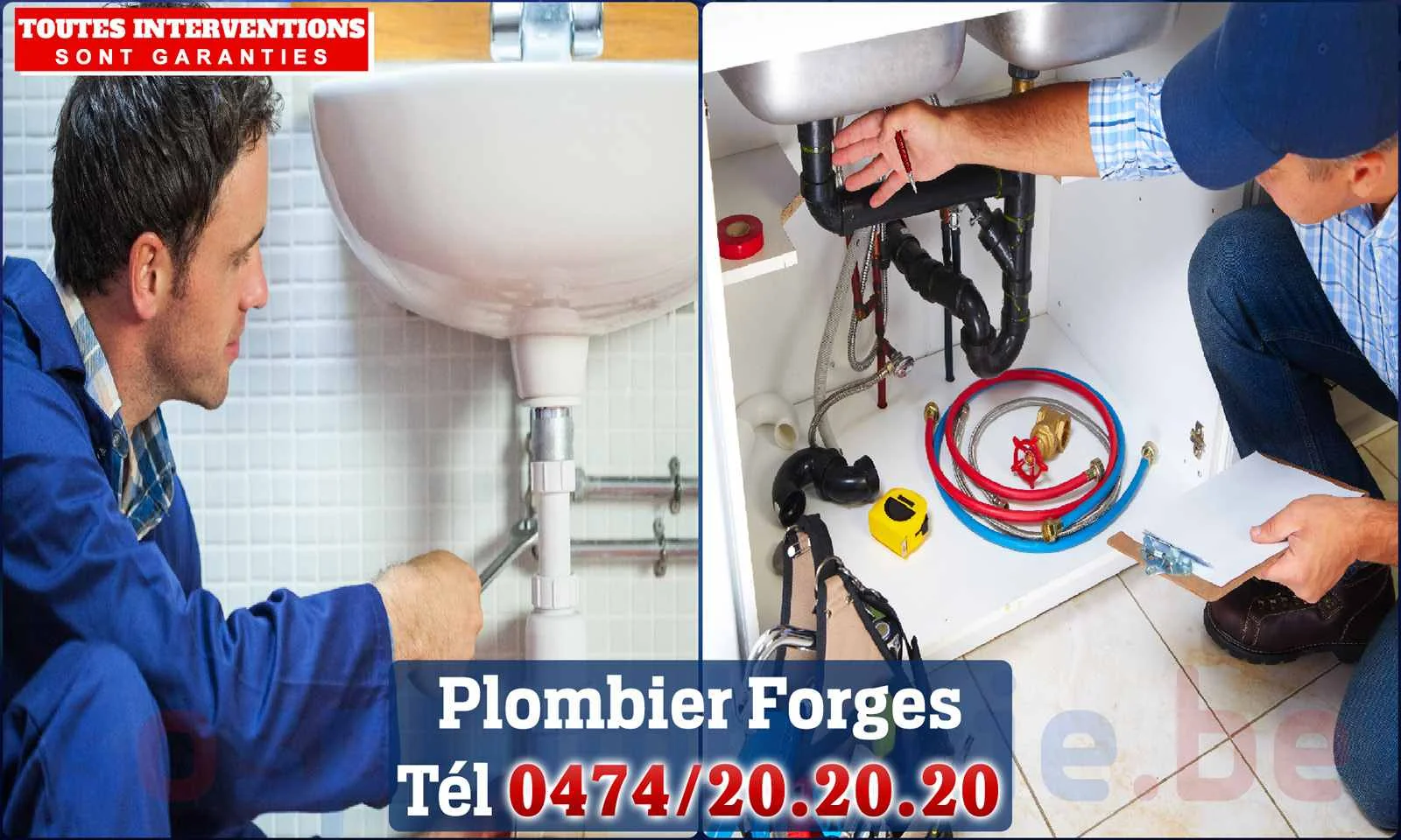 SOS Plomberie - Plombier Forges pour installation et
                    réparation