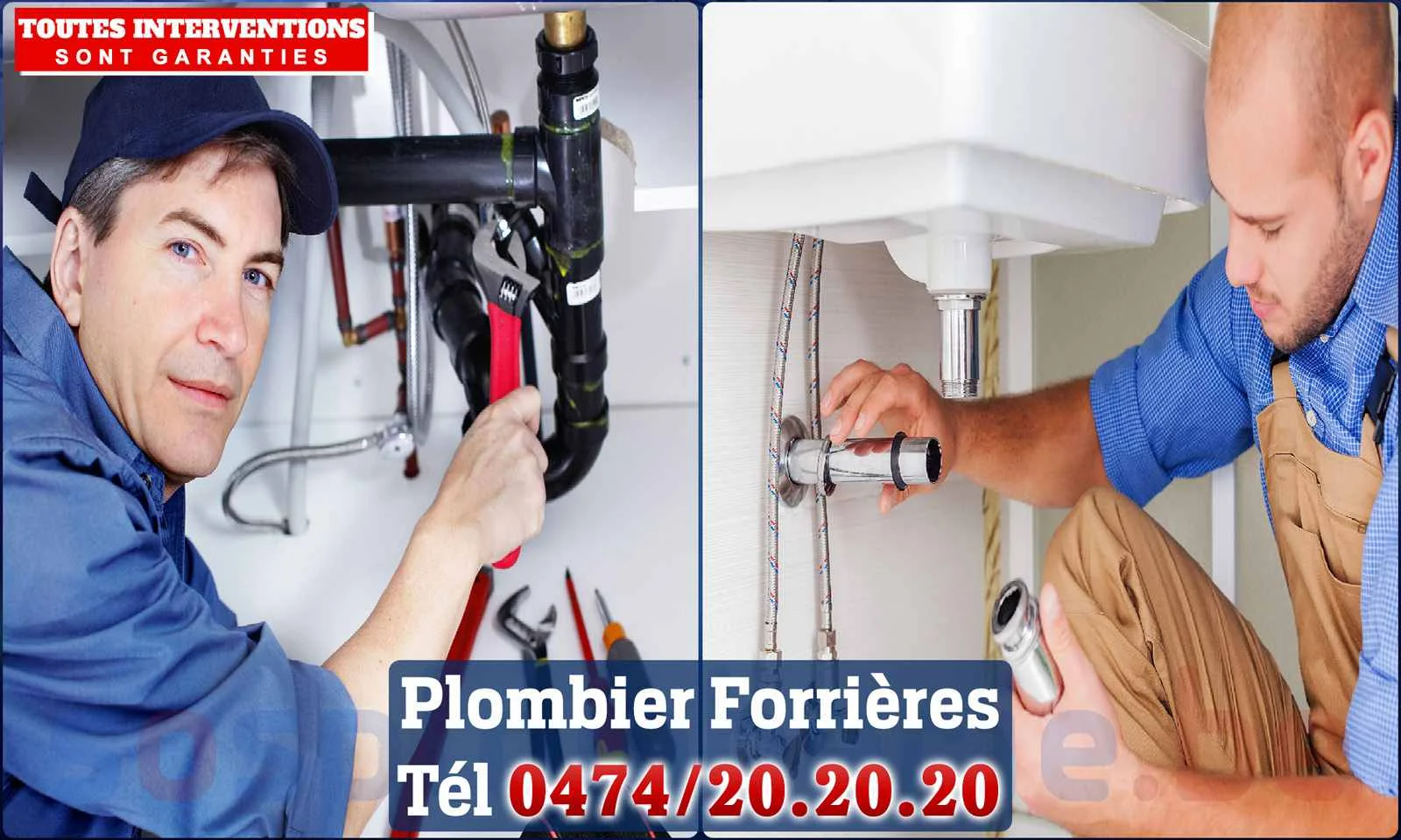 SOS Plomberie - Plombier Forrières pour installation et
                    réparation