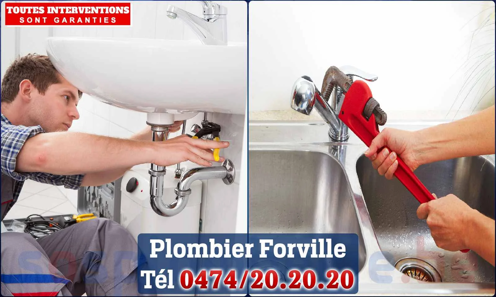 SOS Plomberie - Plombier Forville pour installation et
                    réparation