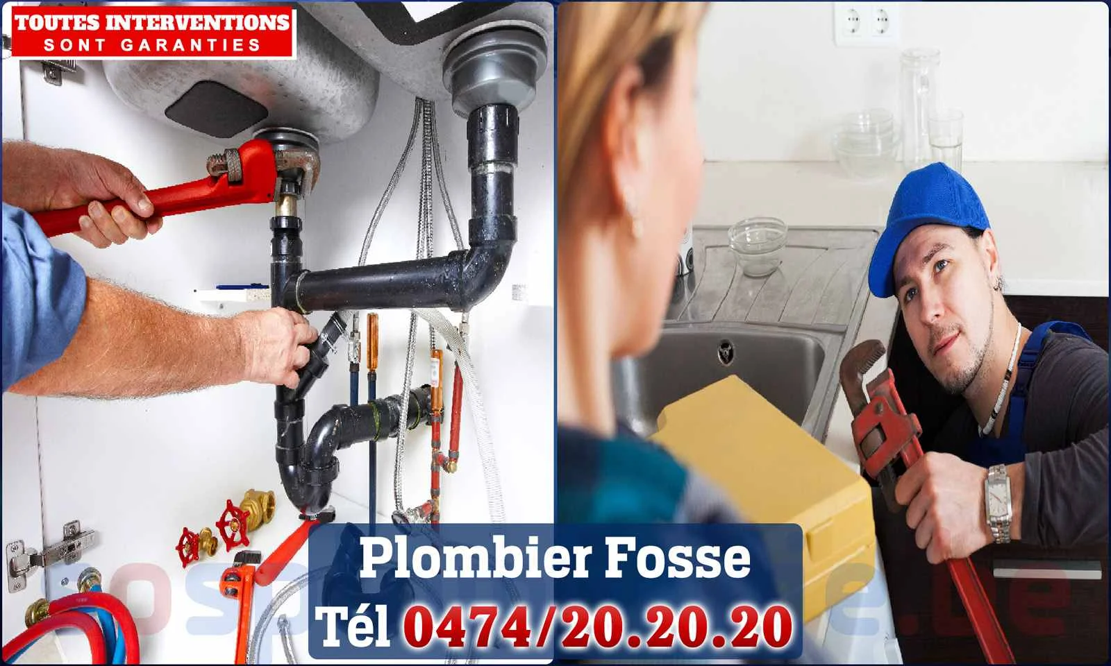 SOS Plomberie - Plombier Fosse pour installation et
                    réparation