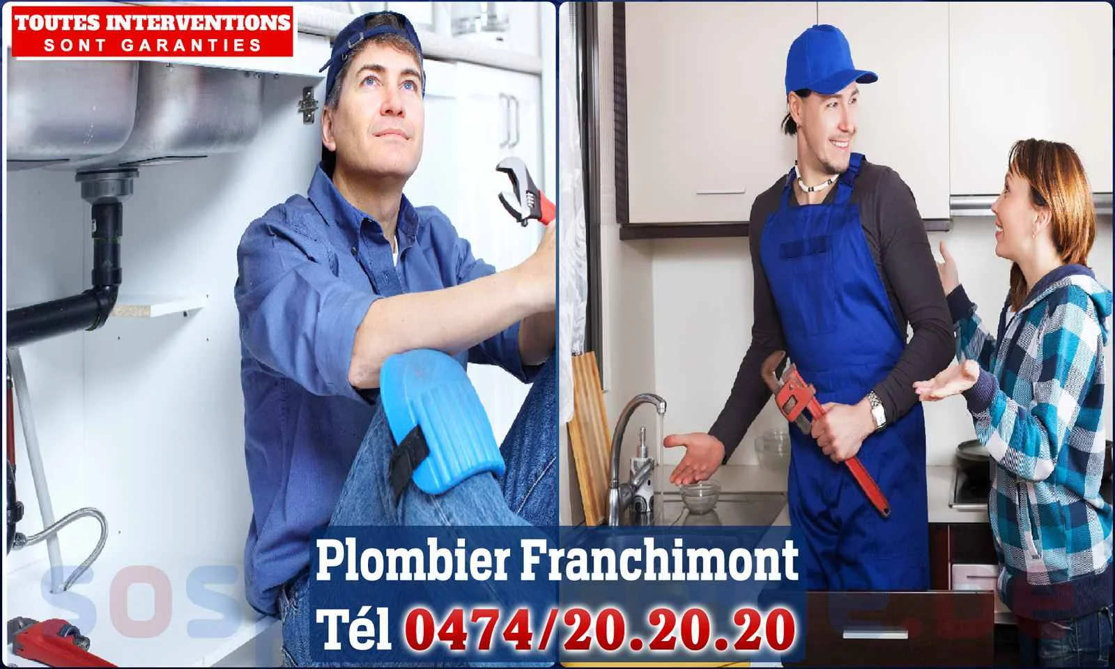 SOS Plomberie - Plombier Franchimont pour installation et
                    réparation