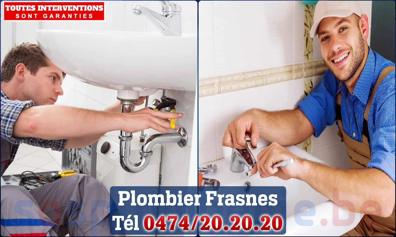 SOS Plomberie - Plombier Frasnes pour installation et
                    réparation