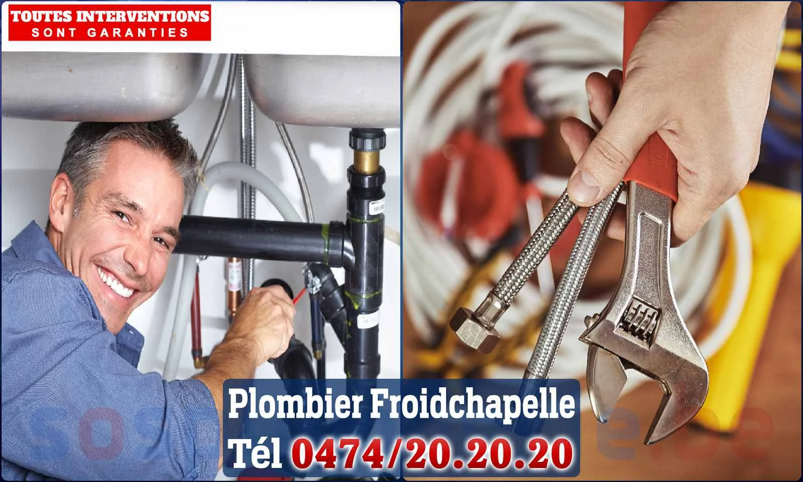 SOS Plomberie - Plombier Froidchapelle pour installation et réparation