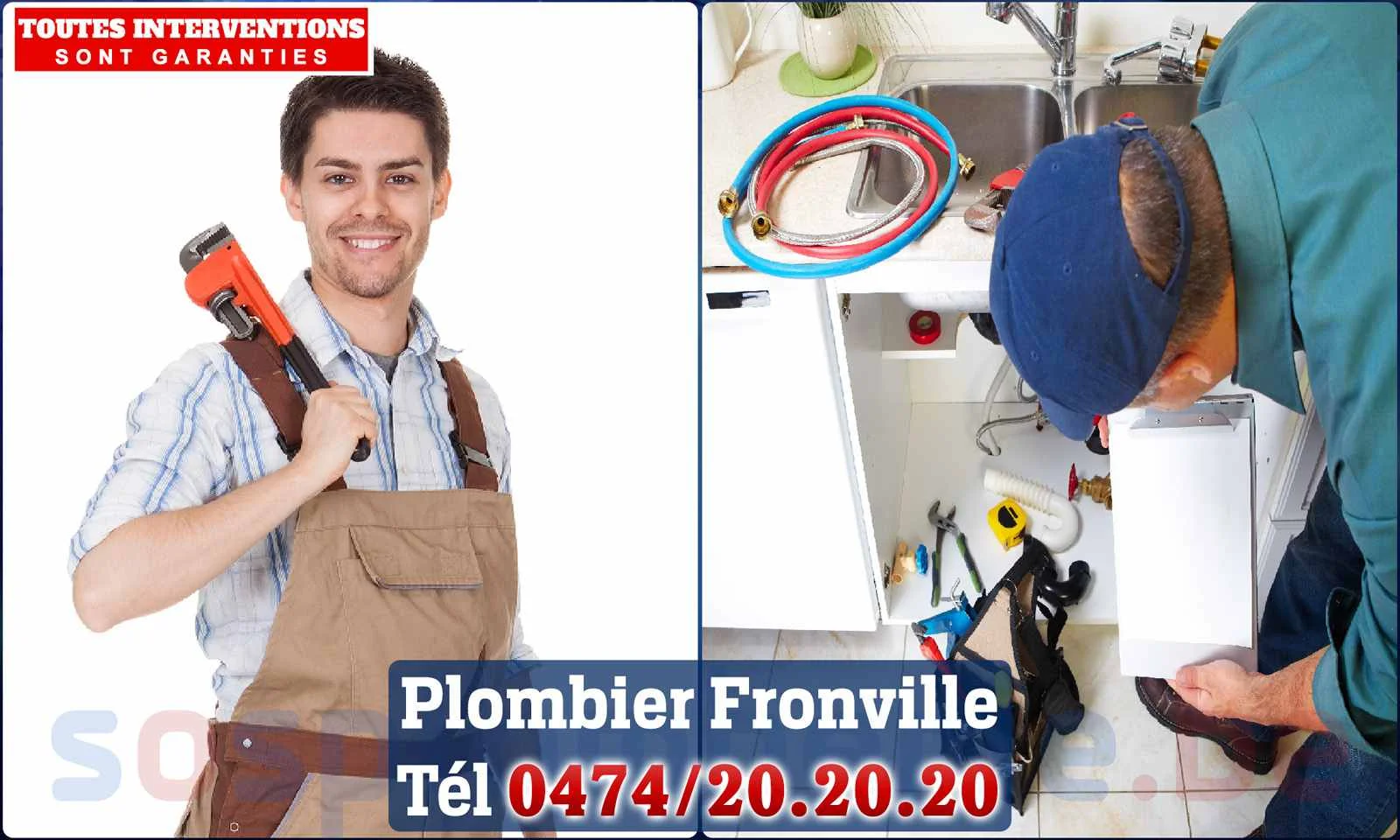 SOS Plomberie - Plombier Fronville pour installation et
                    réparation