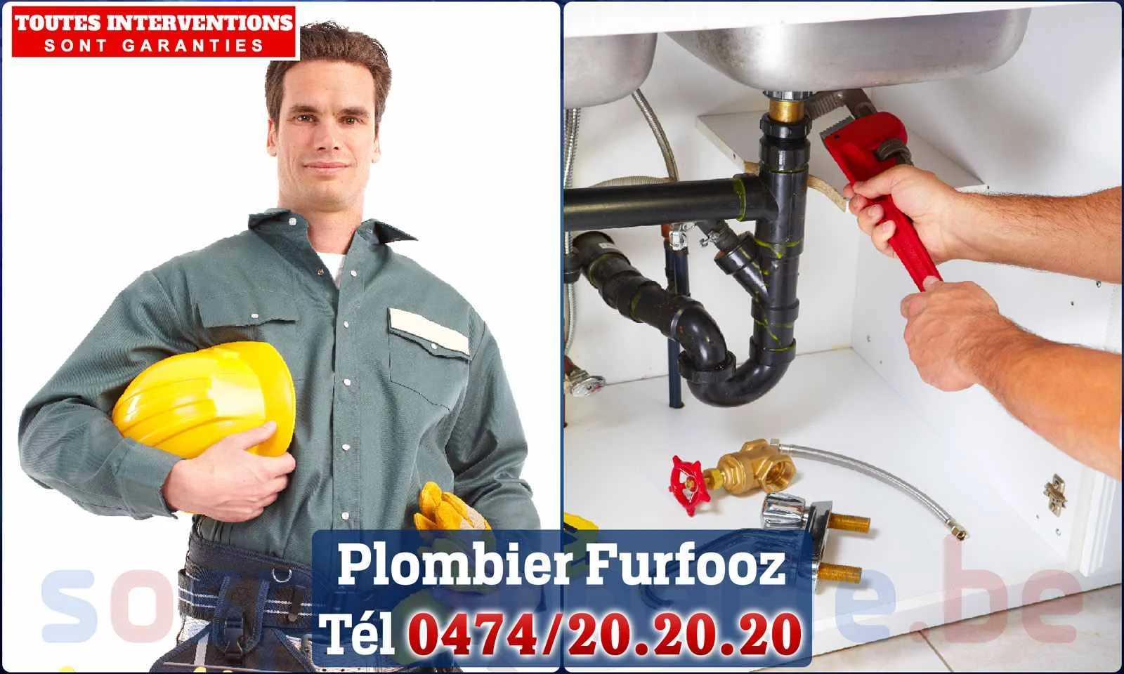 SOS Plomberie - Plombier Furfooz pour installation et
                    réparation