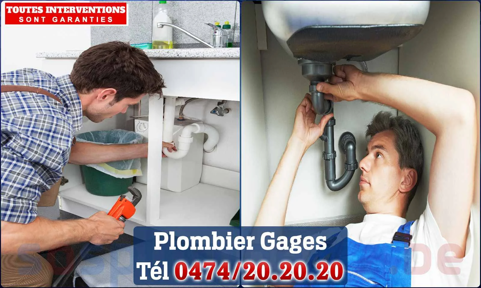 SOS Plomberie - Plombier Gages pour installation et
                    réparation