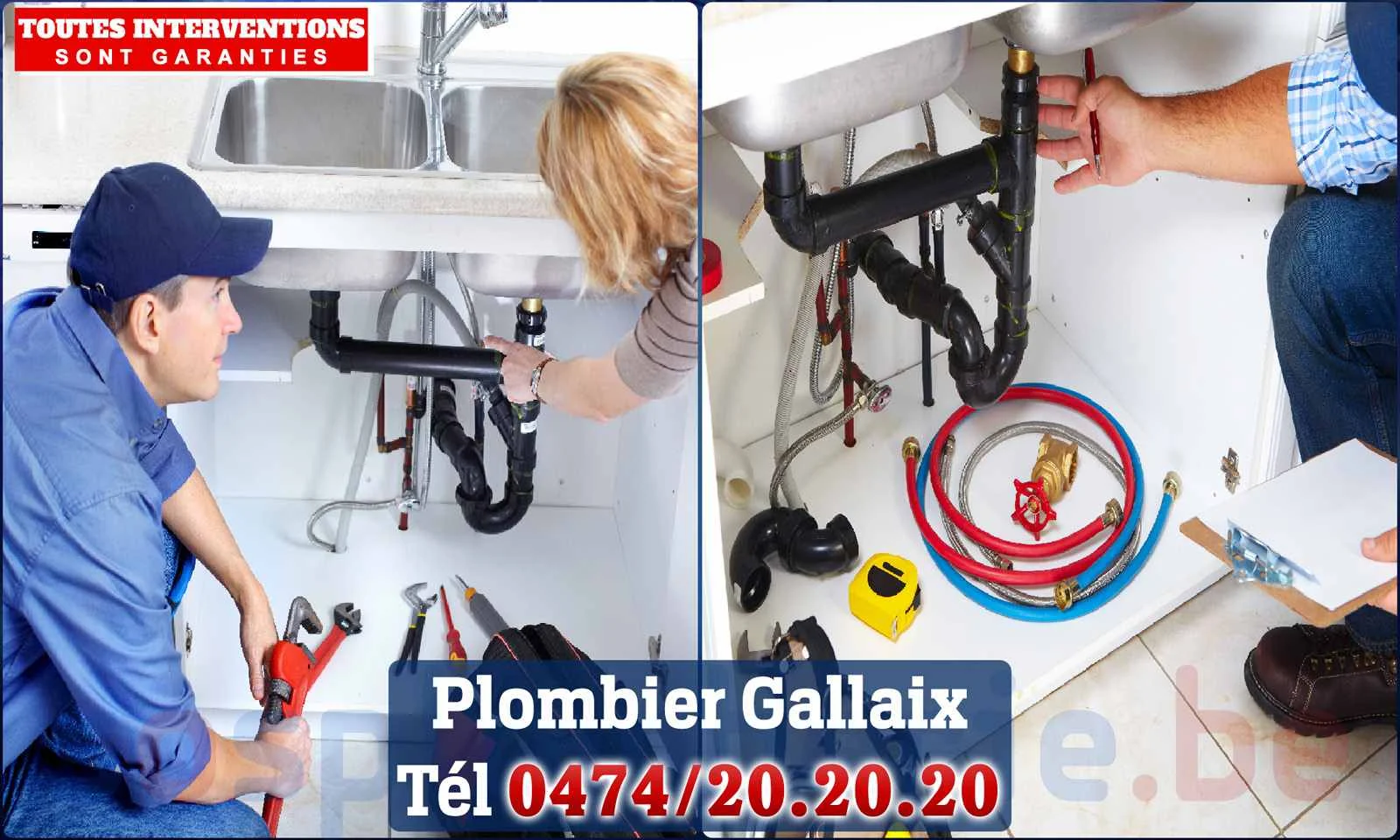 SOS Plomberie - Plombier Gallaix pour installation et
                    réparation