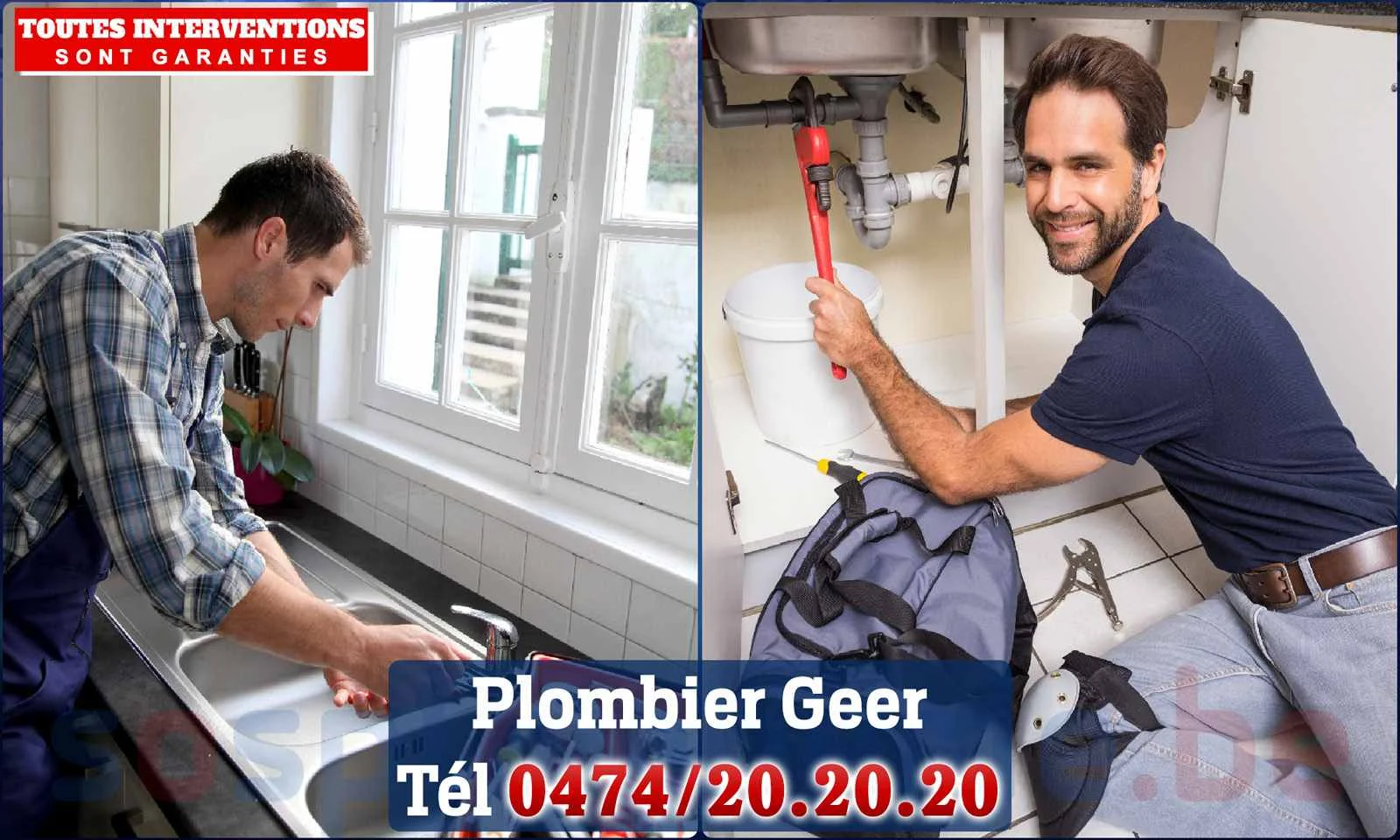 SOS Plomberie - Plombier Geer pour installation et réparation