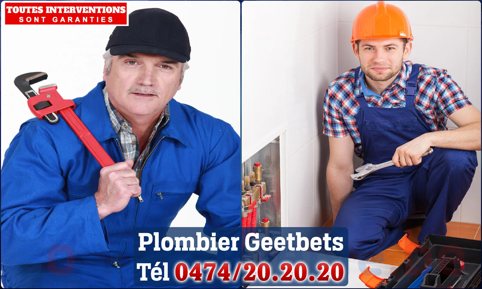 SOS Plomberie - Plombier Geetbets pour installation et réparation