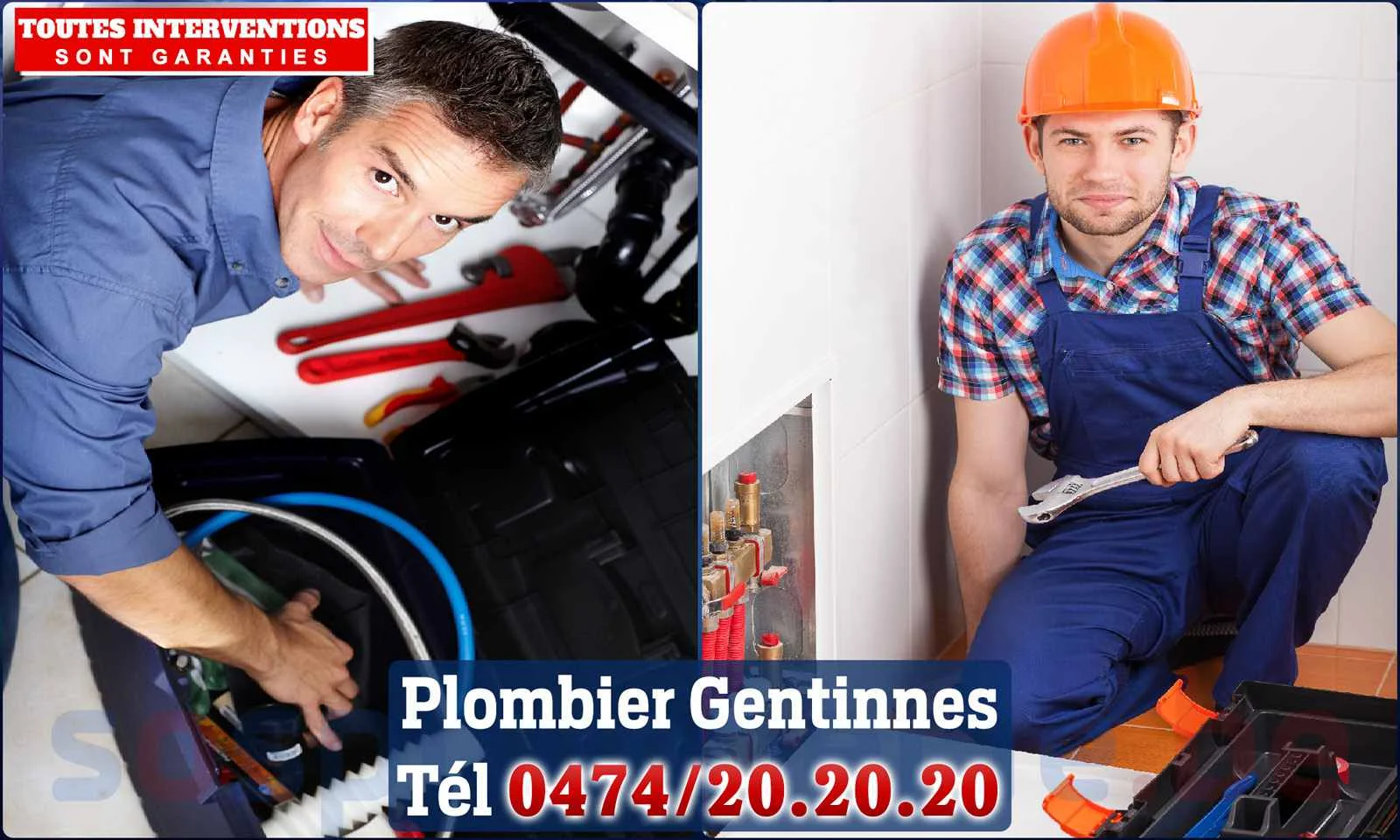 SOS Plomberie - Plombier Gentinnes pour installation et
                    réparation