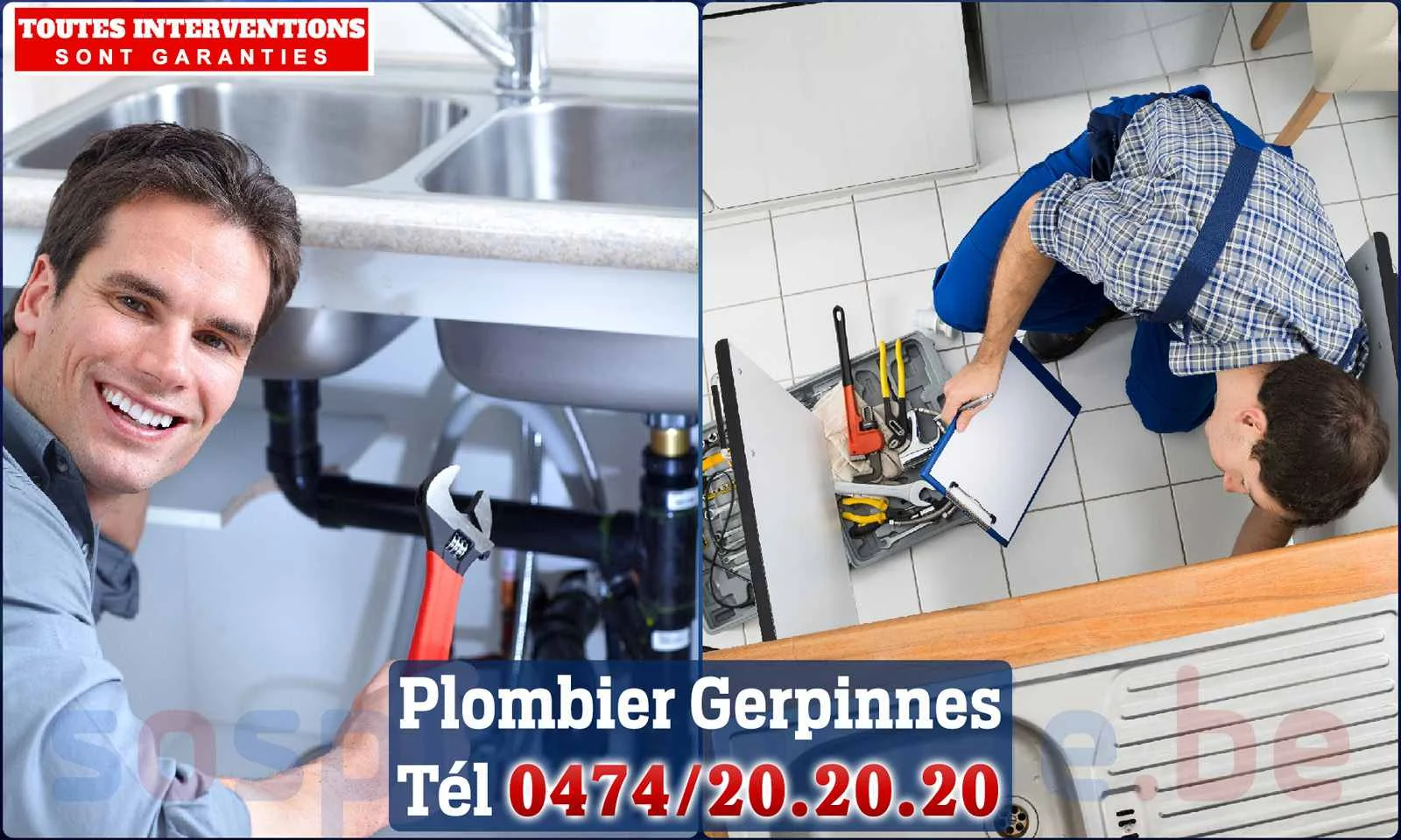 SOS Plomberie - Plombier Gerpinnes pour installation et réparation