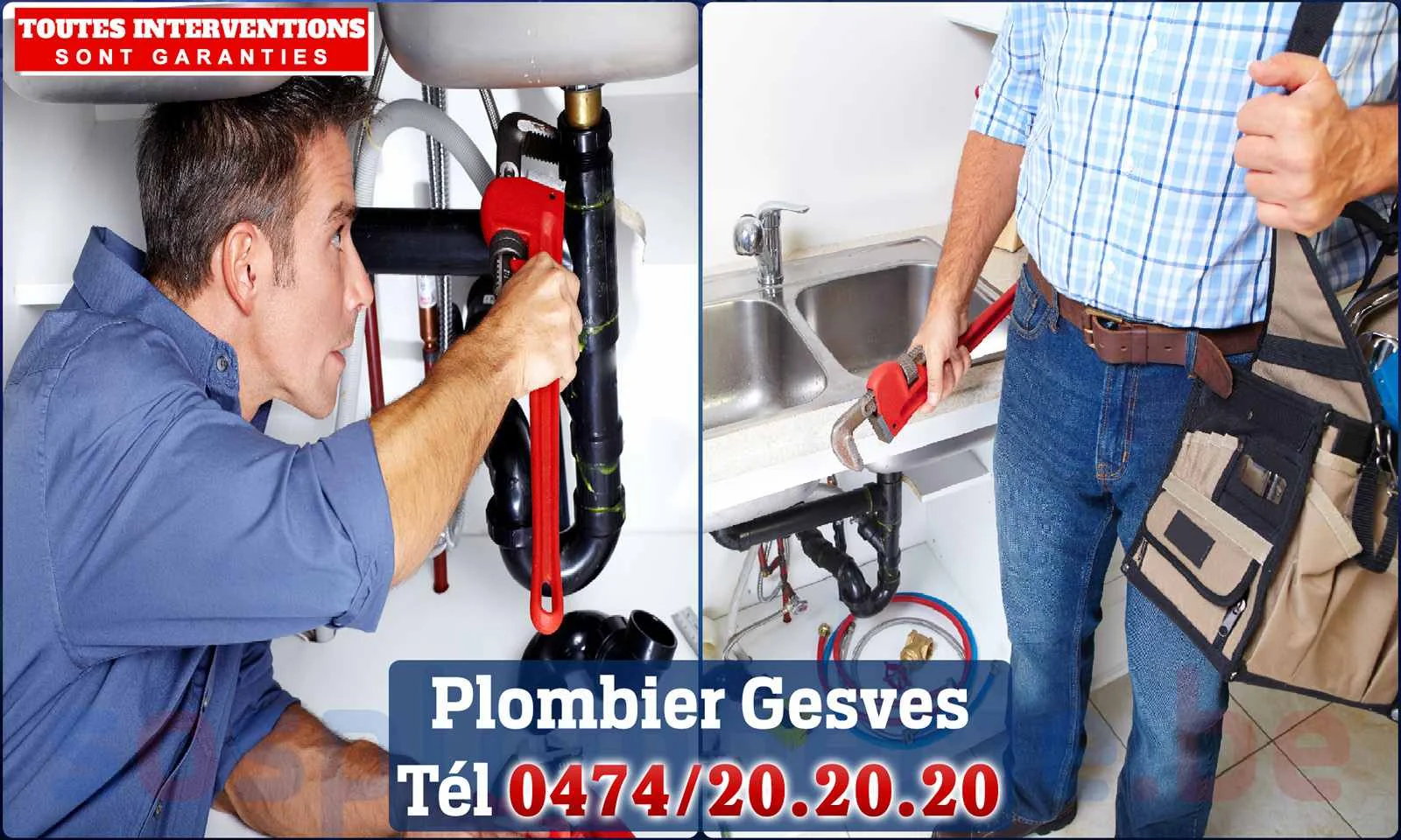 SOS Plomberie - Plombier Gesves pour installation et réparation