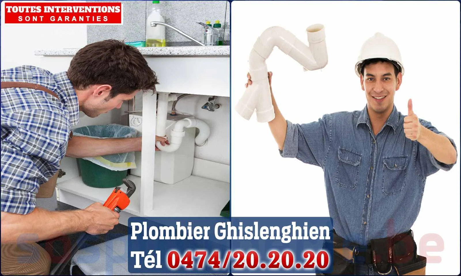 SOS Plomberie - Plombier Ghislenghien pour installation et
                    réparation